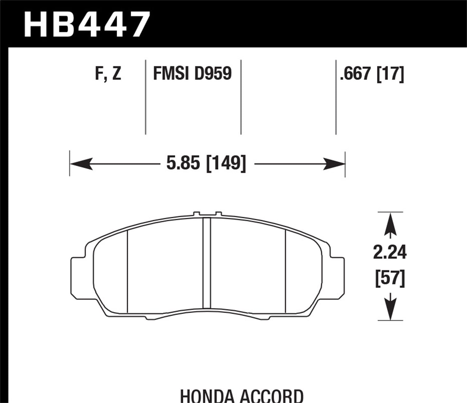 HPS Disc Brake Pad