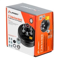 12in. Brake Hub Complete Kit with Installed Bearings; 6;000-lb. Axles thumbnail 10