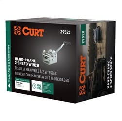 Hand-Crank 2-Speed Win.; 2;000 lbs; 10.25:1 Low Gear Ratio; 10.6in. Handle thumbnail 4