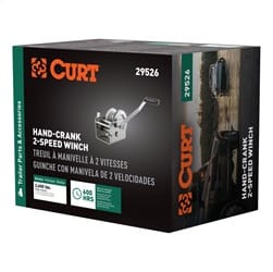 Hand-Crank 2-Speed Win.; 2;600 lbs; 12.7:1 Low Gear Ratio; 10.6in. Handle thumbnail 4