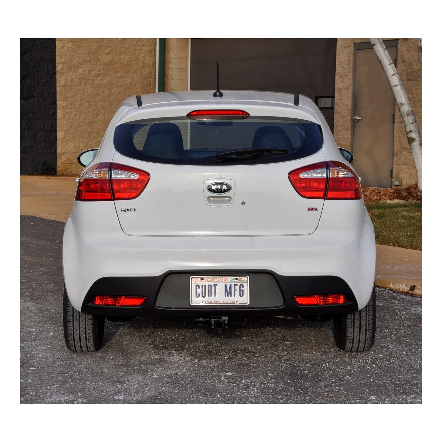 Class 1 Trailer Hitch; 1-1/4in. Ball Mount; Select Hyundai Accent; Kia Rio thumbnail 3