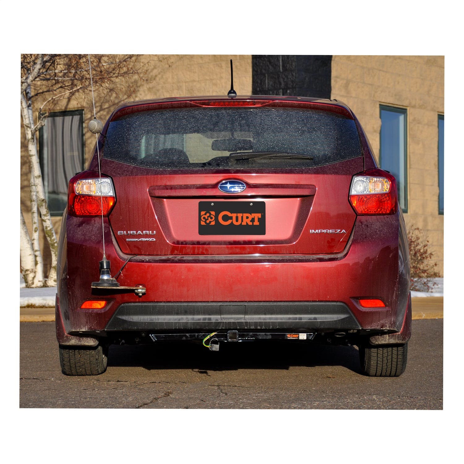 Class 1 Trailer Hitch; 1-1/4in. Ball Mount; Select Subaru Impreza; XV Crosstrek thumbnail 3