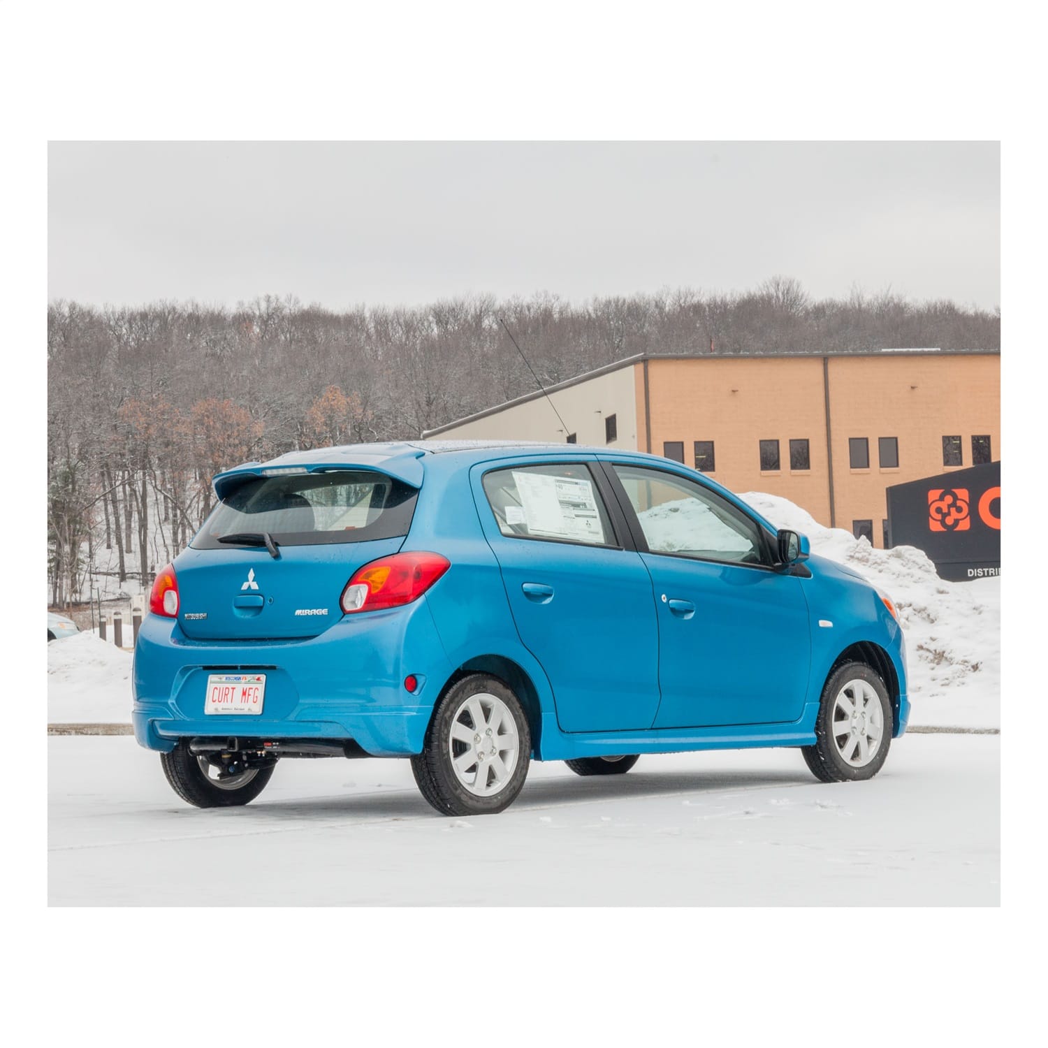 Class 1 Trailer Hitch; 1-1/4in. Ball Mount; Select Mitsubishi Mirage thumbnail 2