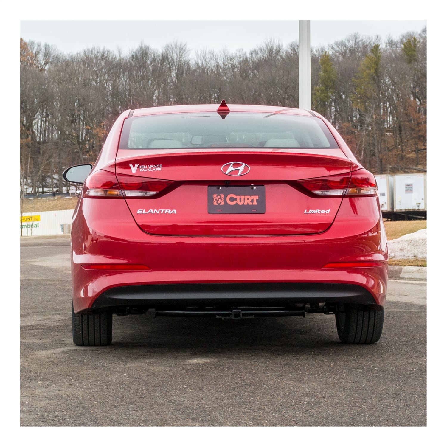 Class 1 Trailer Hitch; 1-1/4in. Ball Mount; Select Hyundai Elantra thumbnail 3