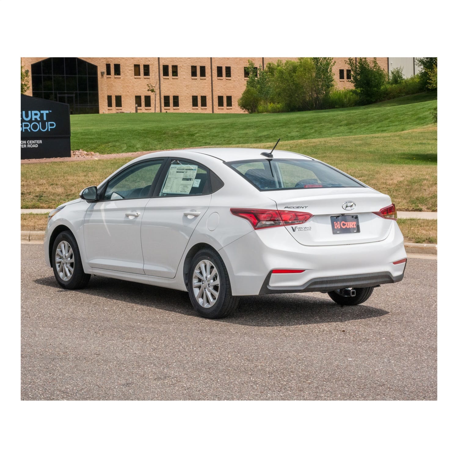 Class 1 Trailer Hitch; 1-1/4in. Receiver; Select Hyundai Accent thumbnail 2