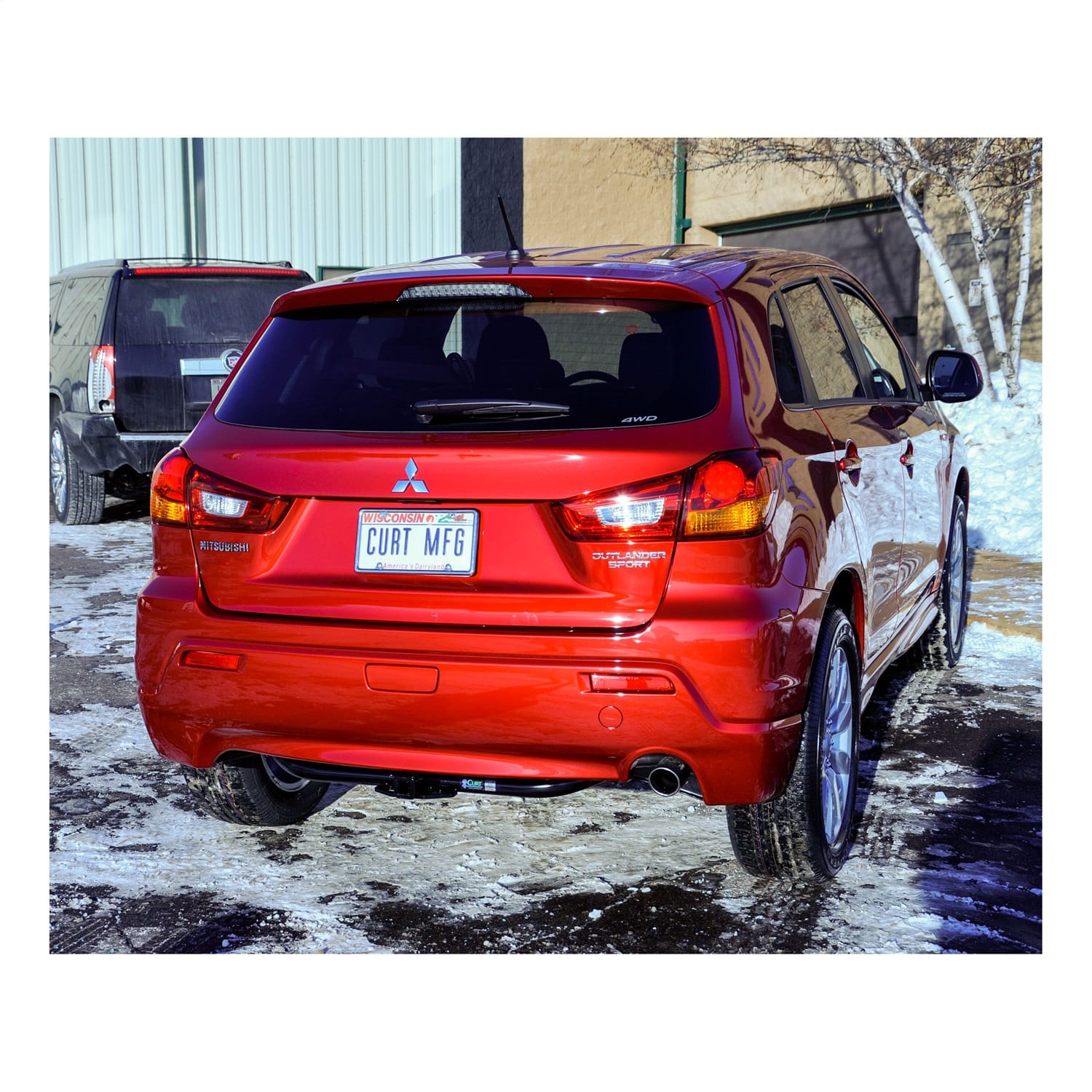 Class 2 Trailer Hitch; 1-1/4in. Ball Mount; Select Mitsubishi Outlander Sport; R thumbnail 2