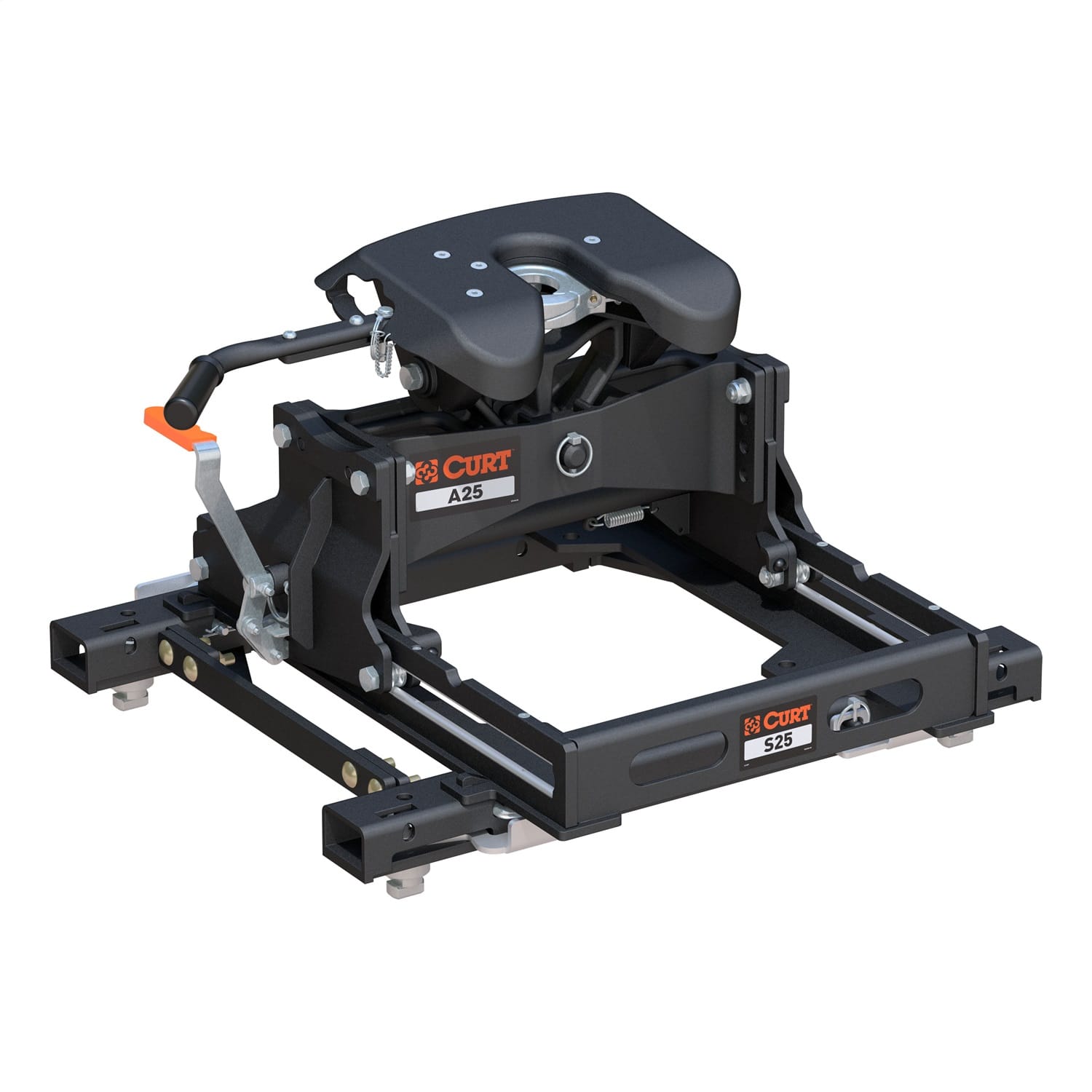A25 Sliding 5th Wheel Hitch; 25K; Select Silverado; Sierra Puck System