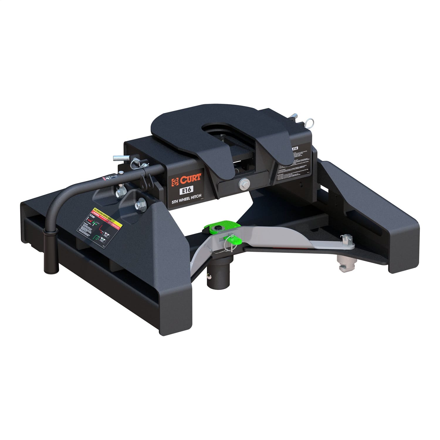 E16 5th Wheel Hitch; Select Nissan Titan XD; 8ft. Bed Puck System