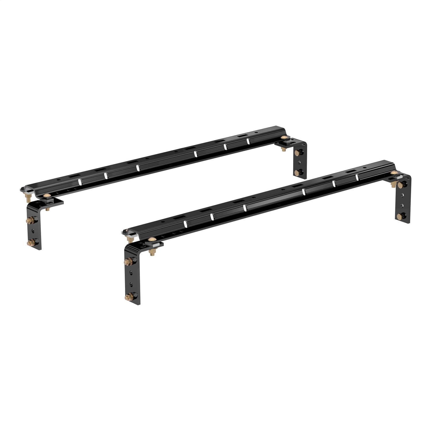 Universal 5th Wheel Base Rails; 25K (Gloss Black)