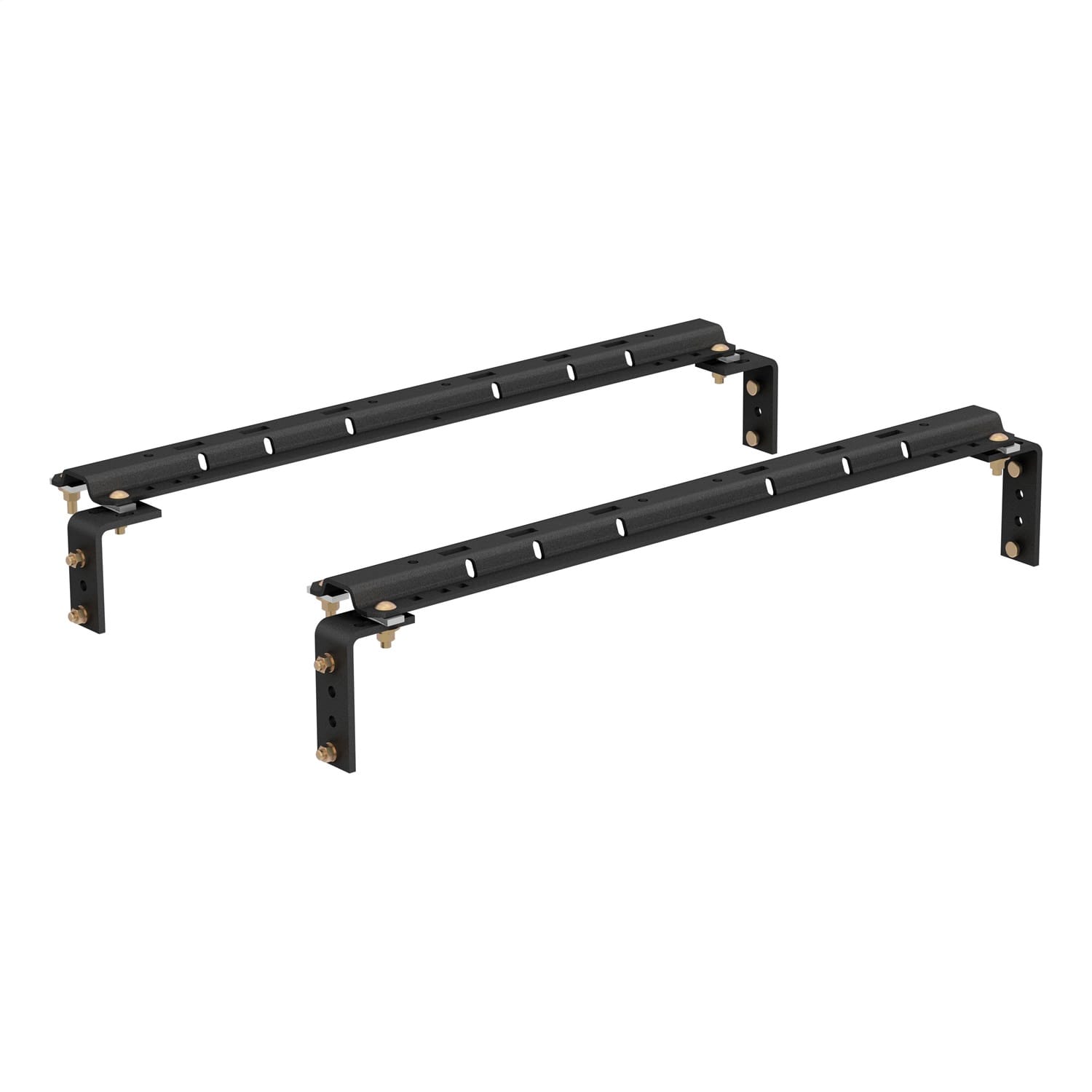 Universal 5th Wheel Base Rails; 25K (Carbide Black)
