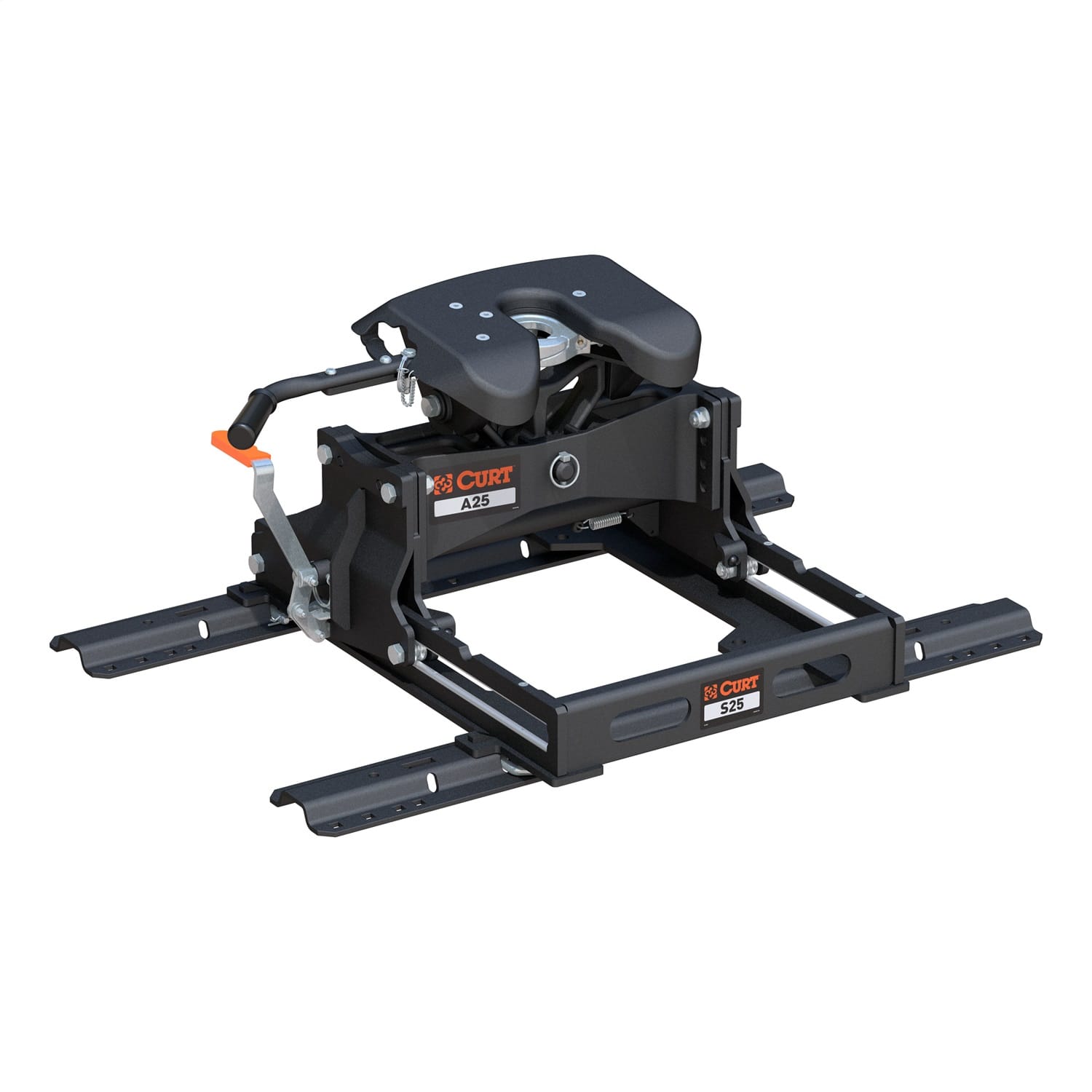 A25 Sliding 5th Wheel Hitch with Rails; 25;000 lbs.