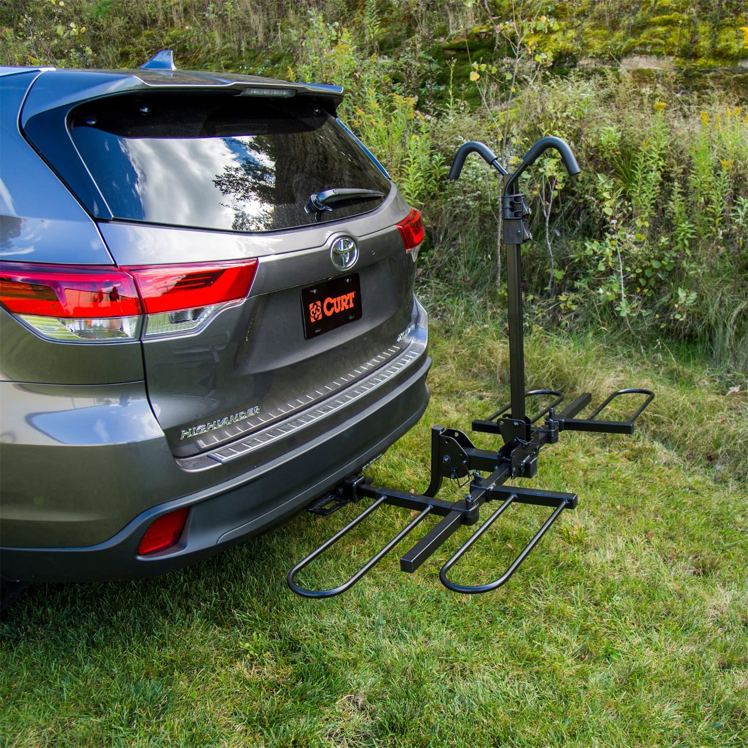 Tray-Style Hitch-Mounted Bike Rack (2 Bikes; 1-1/4in. or 2in. Shank) thumbnail 3