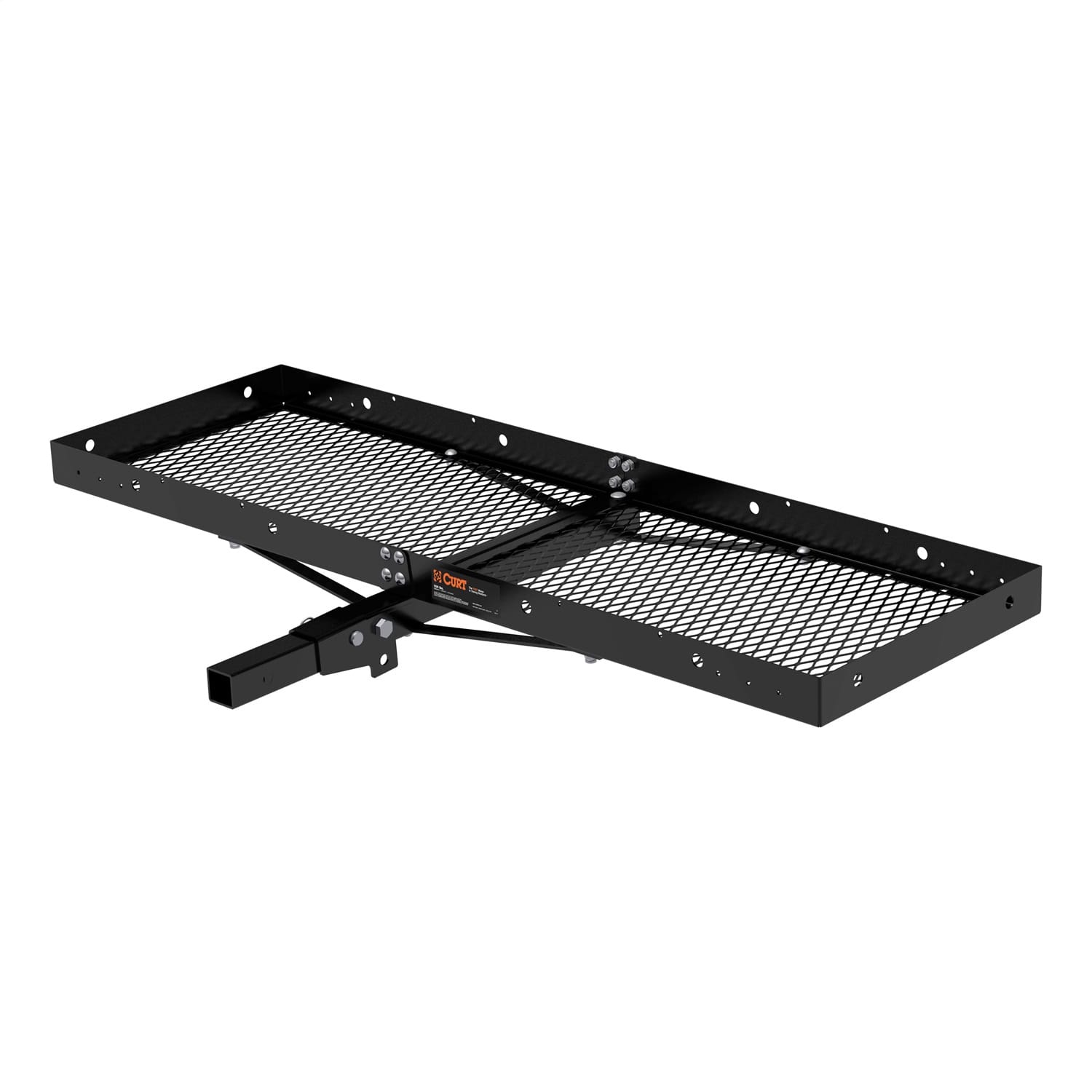 60in. x 20in. Black Steel Tray Cargo Carrier (Folding 2in. Shank; 500 lbs.) thumbnail 2