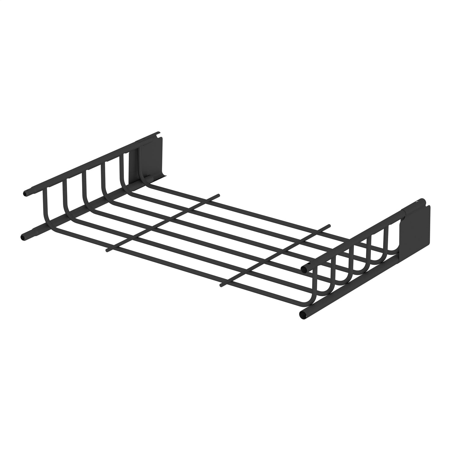 21in. x 37in. Black Steel Roof Rack Cargo Carrier Extension thumbnail 2