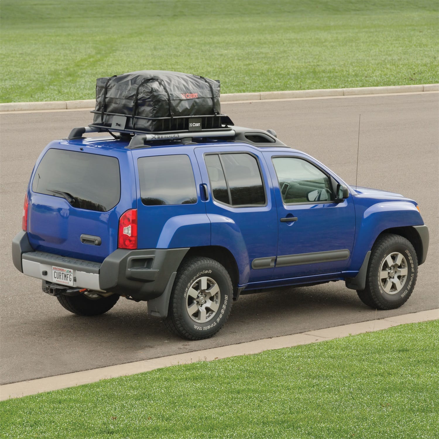 38in. x 34in. x 18in. Weather-Resistant Vinyl Roof Rack Cargo Bag thumbnail 3