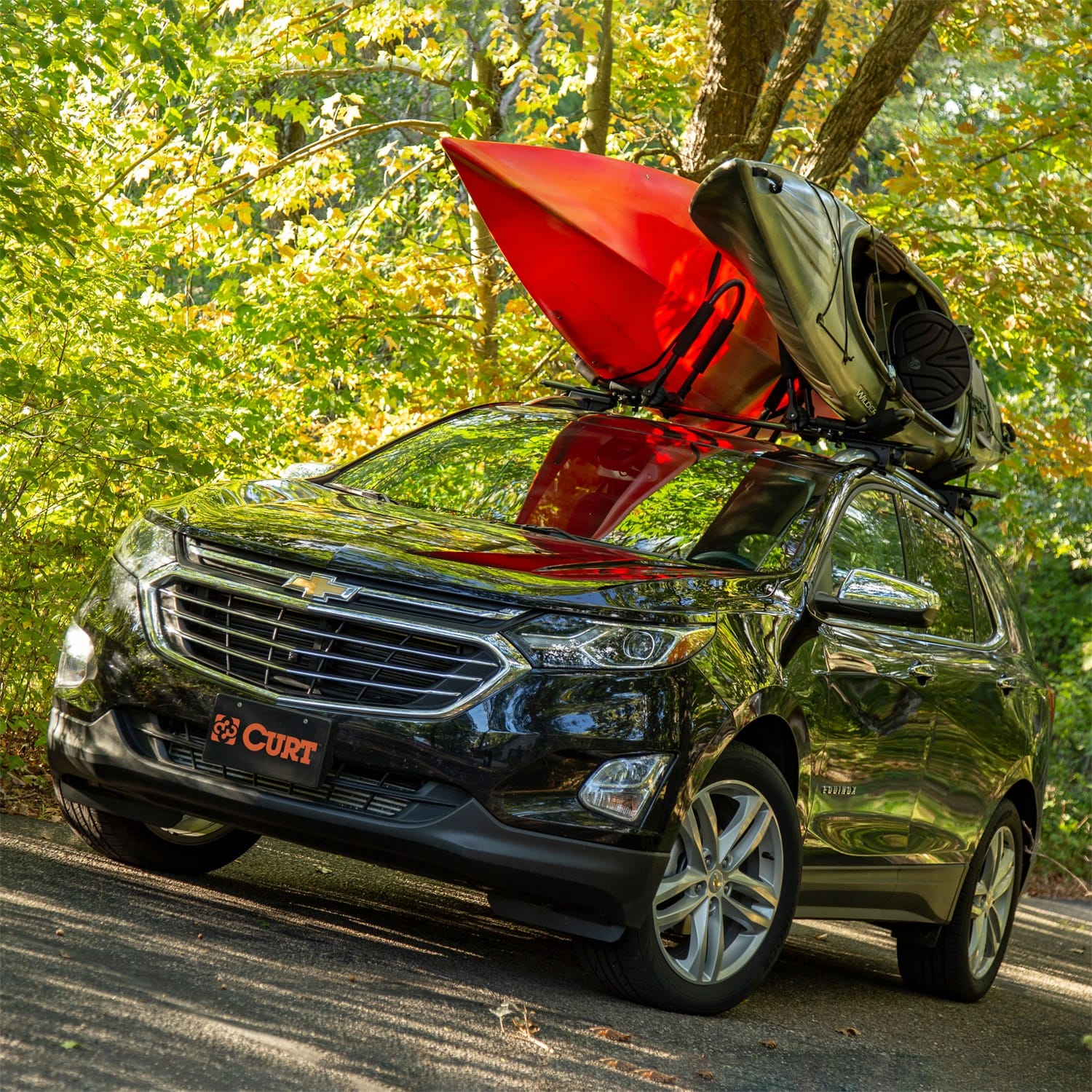 Adjustable Aluminum Roof Rack Kayak Holders thumbnail 4