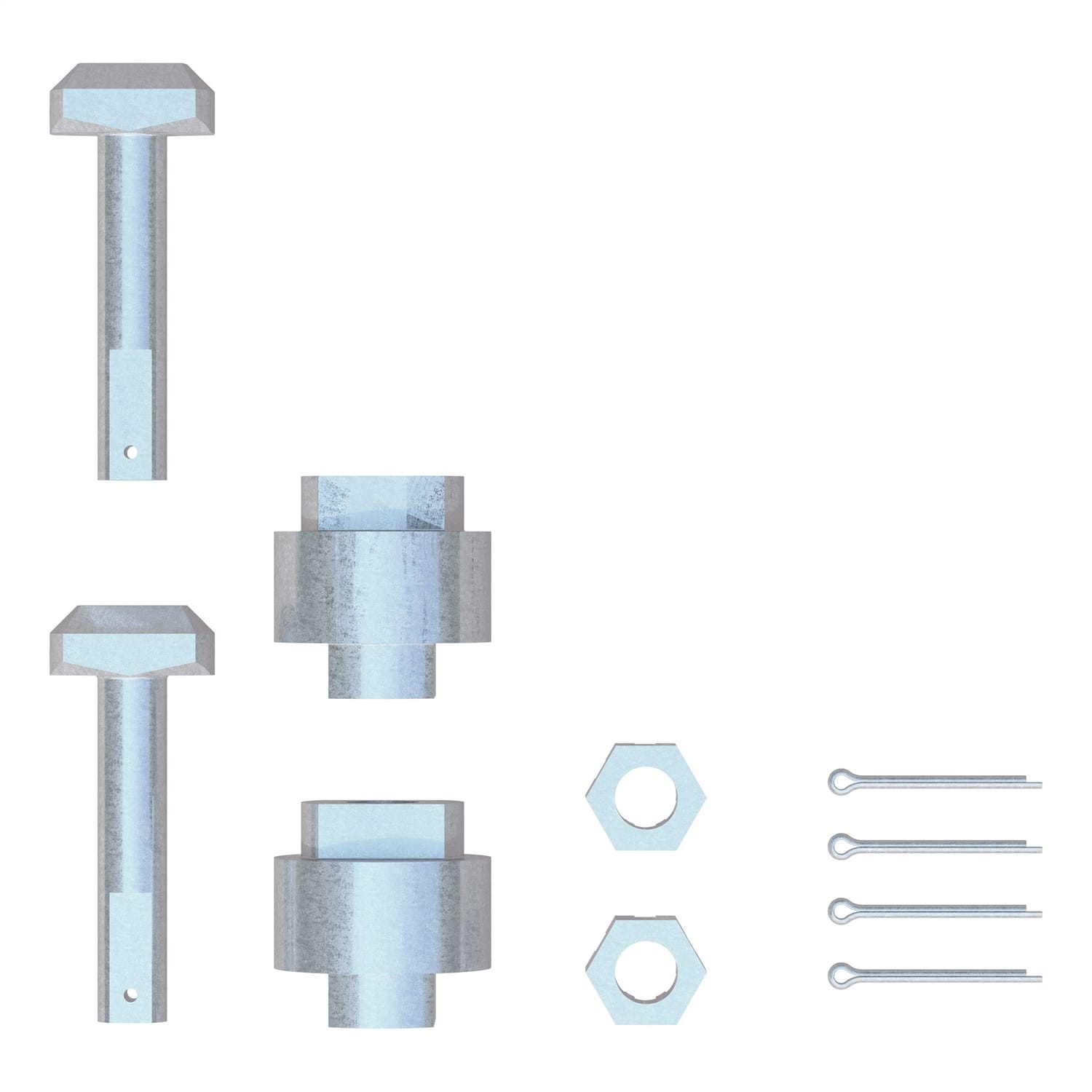 Replacement 5th Wheel Puck System Anchors for Ram (Small; Fits 16021; 16022)
