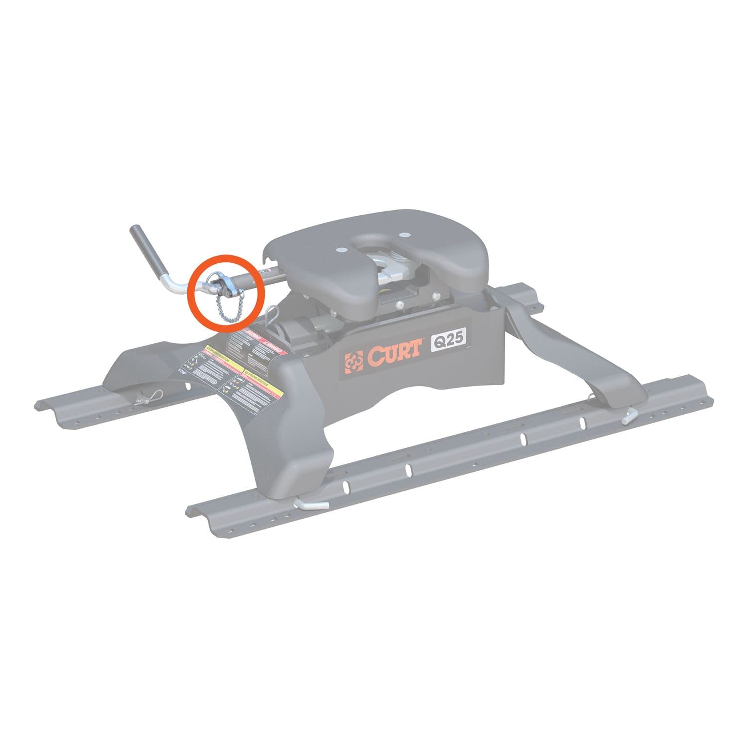 Replacement Q-Series 5th Wheel Handle Lock Hardware thumbnail 2
