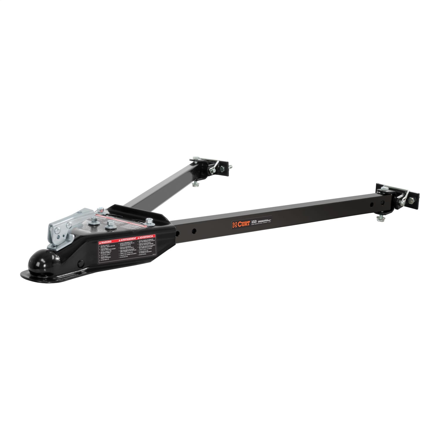 Universal Tow Bar with 2in. Coupler; 5;000 lbs; Adjusts 26in. to 40in. thumbnail 2