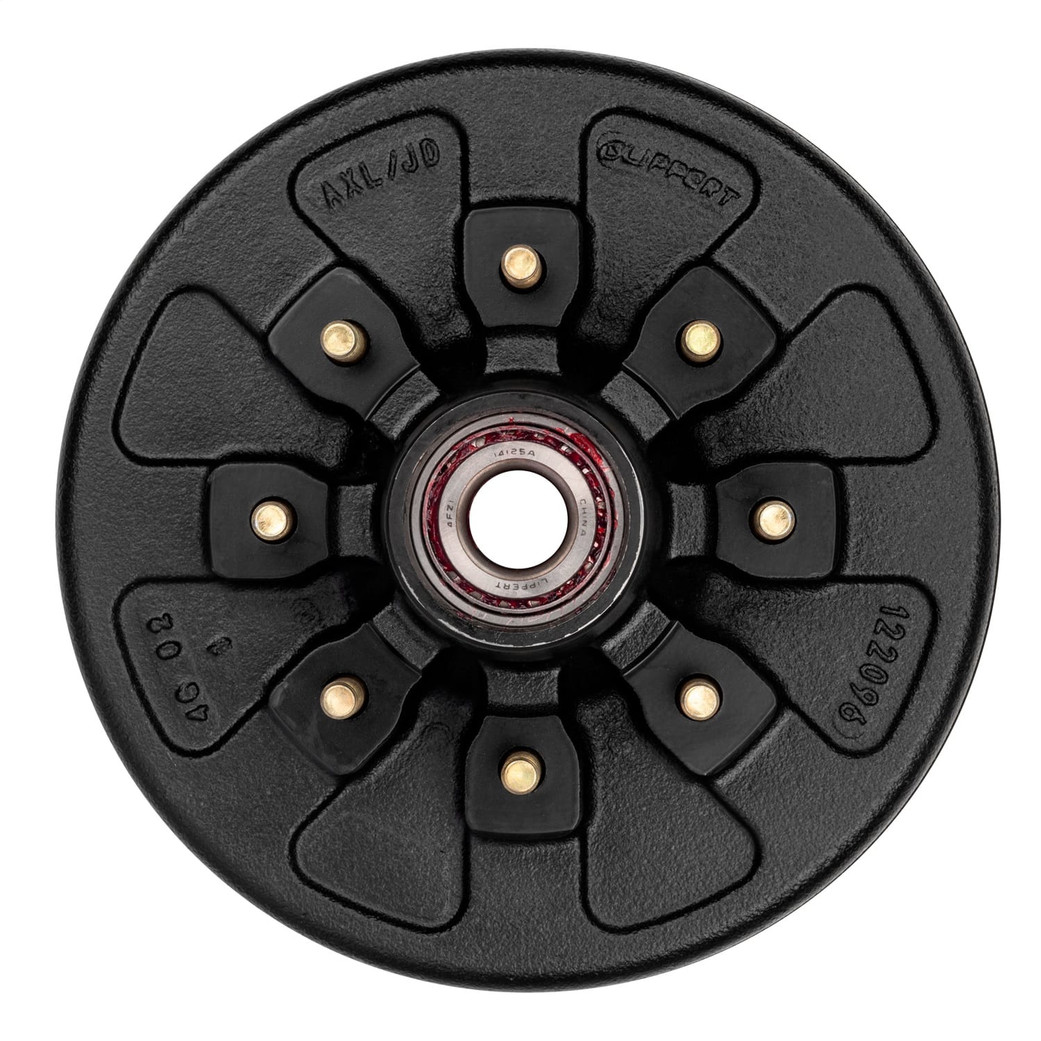12in. Brake Hub Complete Kit with Installed Bearings; 7;000-lb. Axles thumbnail 3