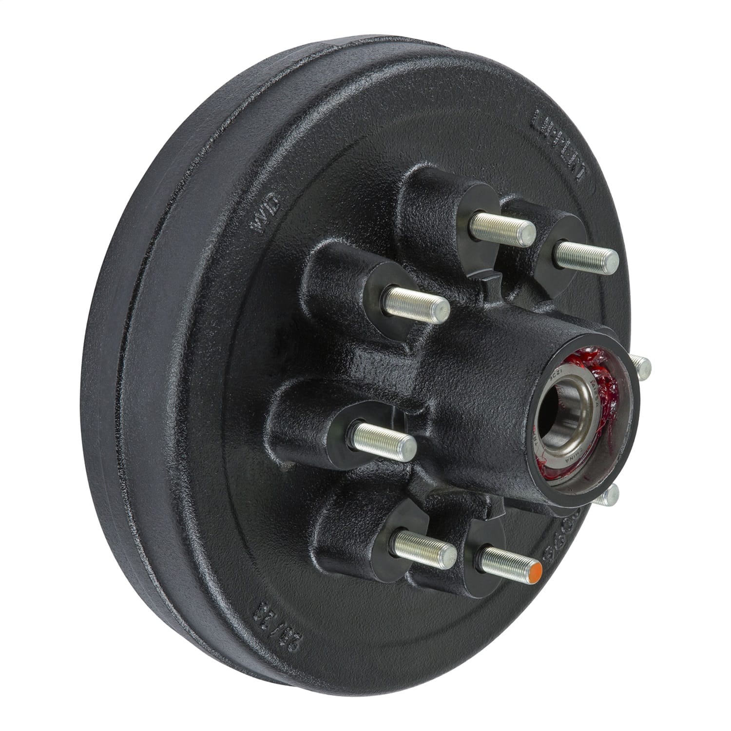 12in. Brake Hub Complete Kit with Installed Bearings; 7;000-lb. Axles thumbnail 9
