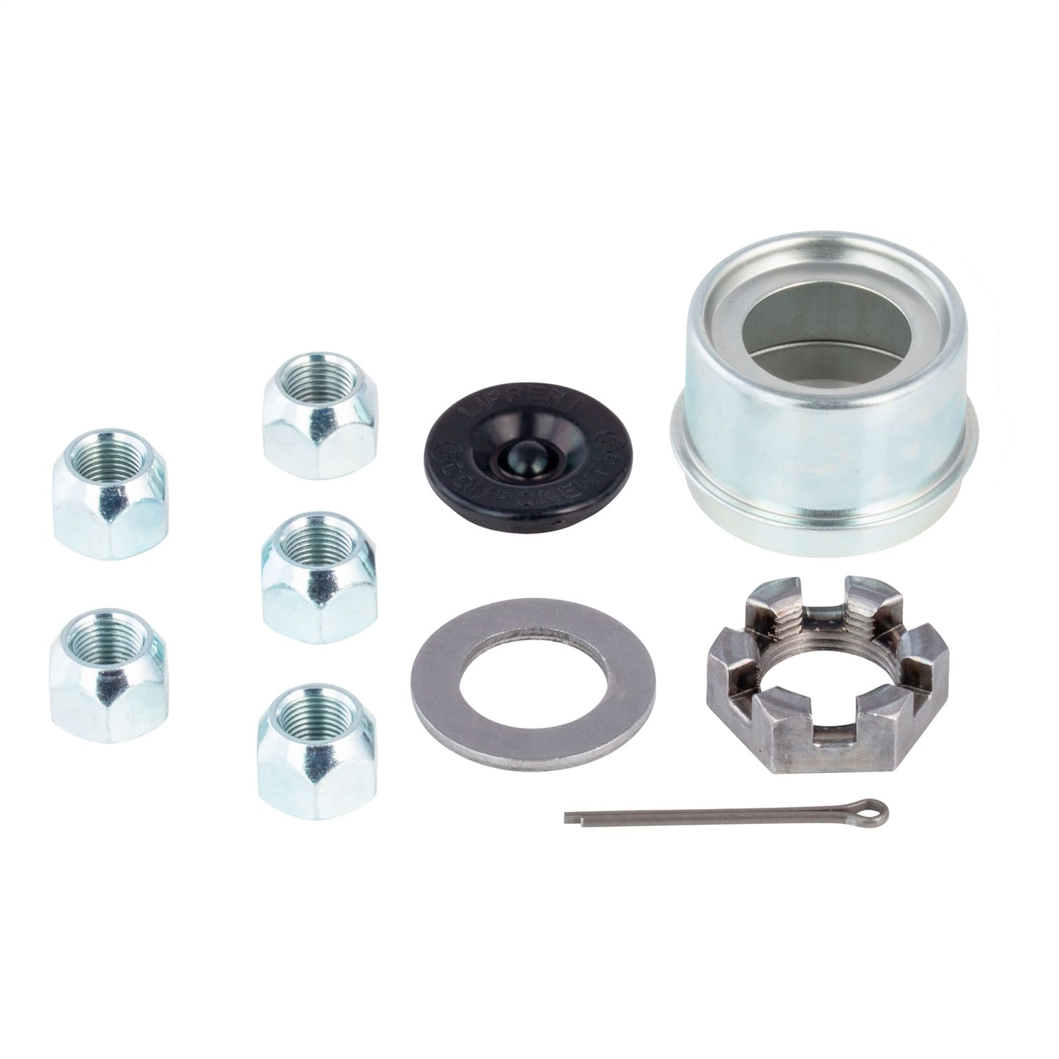 10in. Brake Hub Complete Kit with Installed Bearings; 3;500-lb. Axles thumbnail 7