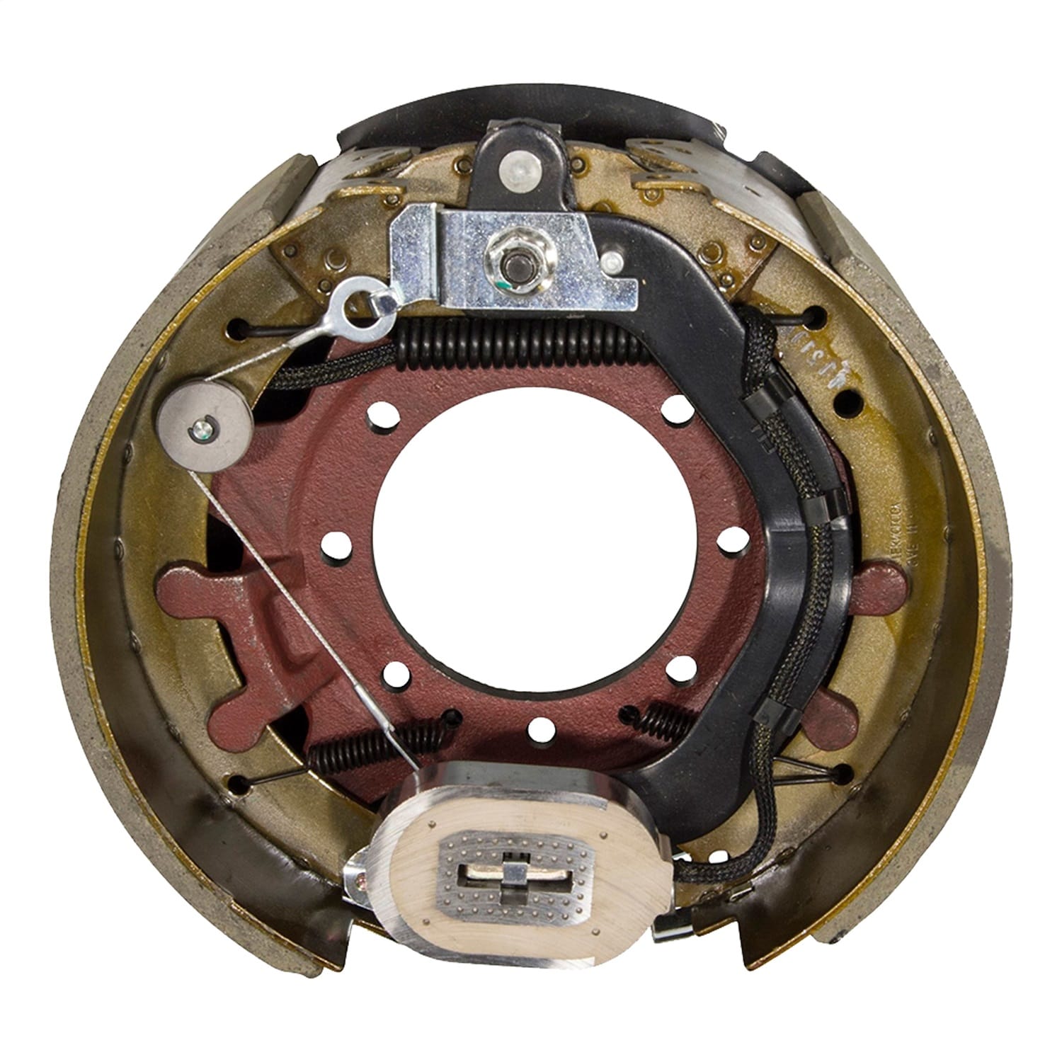 Forward Self-Adjusting Trailer Brakes Assembly; 12-1/4in. x 5in.; 7 Bolt; Left