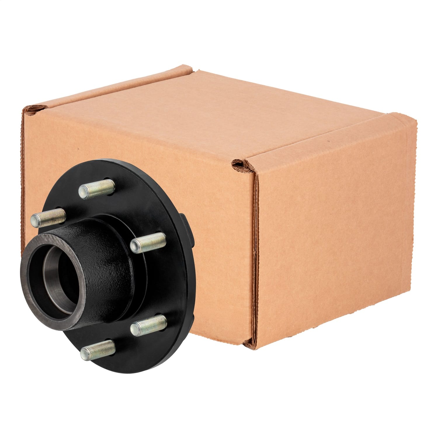 Idler Hub with Races/Wheel Studs; 6;000-lb. Axles; 6 on 5-1/2in. Bolt Pattern