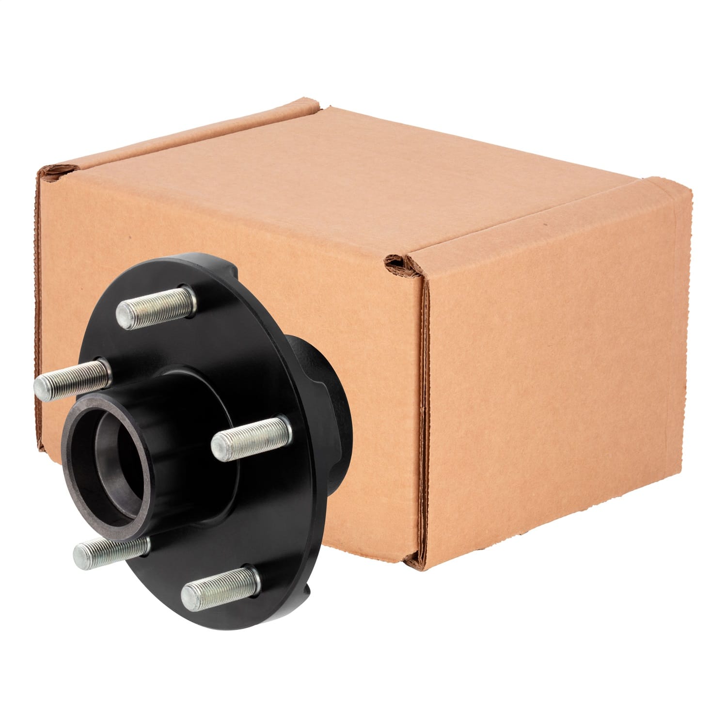 Idler Hub with Races/Wheel Studs; 3;500-lb. Axles; 5 on 5in. Bolt Pattern; 1/2in