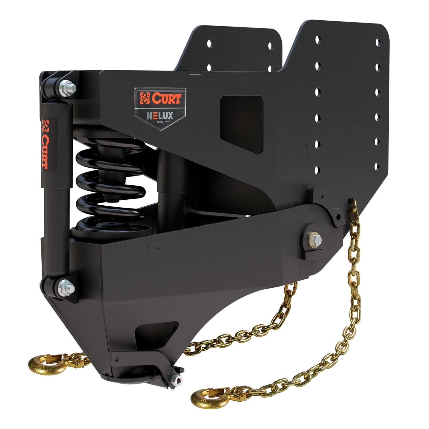 Helux Coil-Spring Gooseneck Pin Box; 4;300 lbs. Pin Weight; 20;000 lbs. Capacity