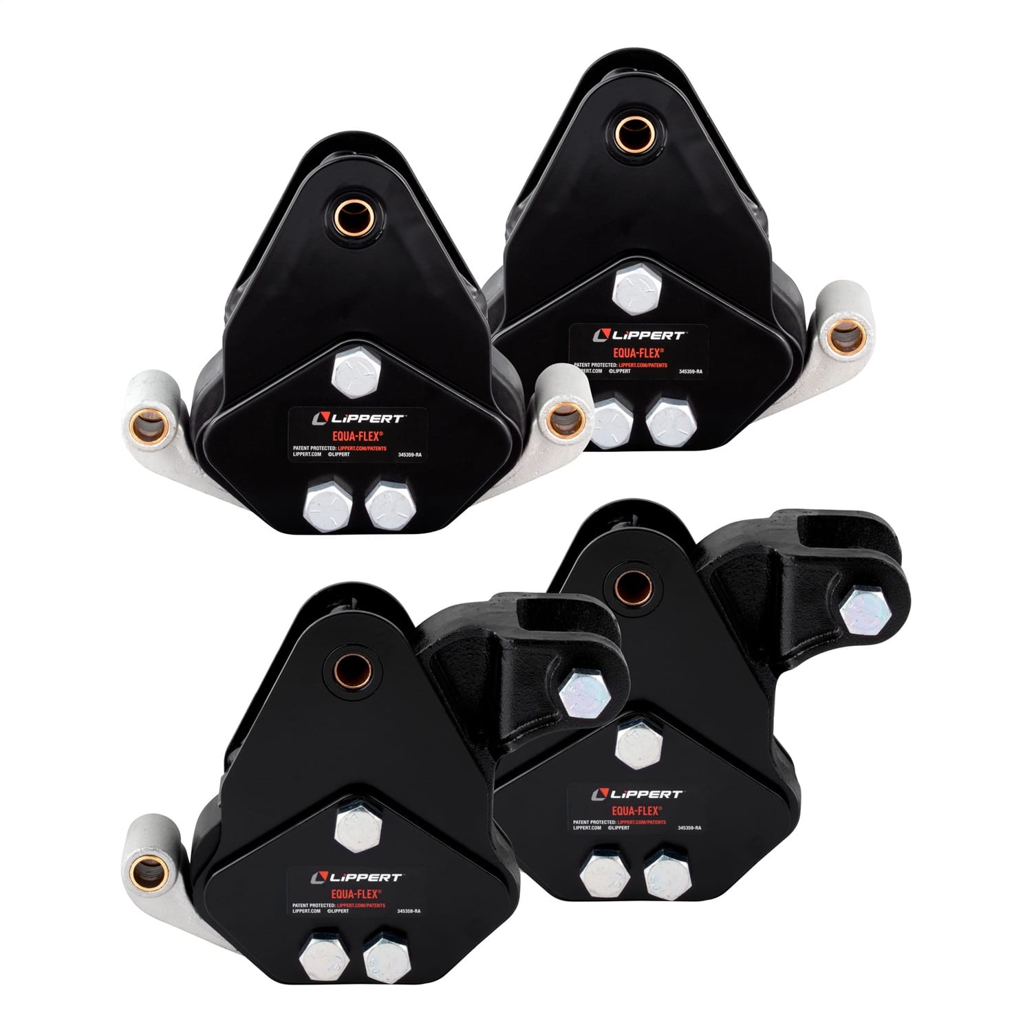 Equa-Flex Rubberized Equalizer Short Triple Axle Kit; 5;000-8;000-lb. Axles thumbnail 4