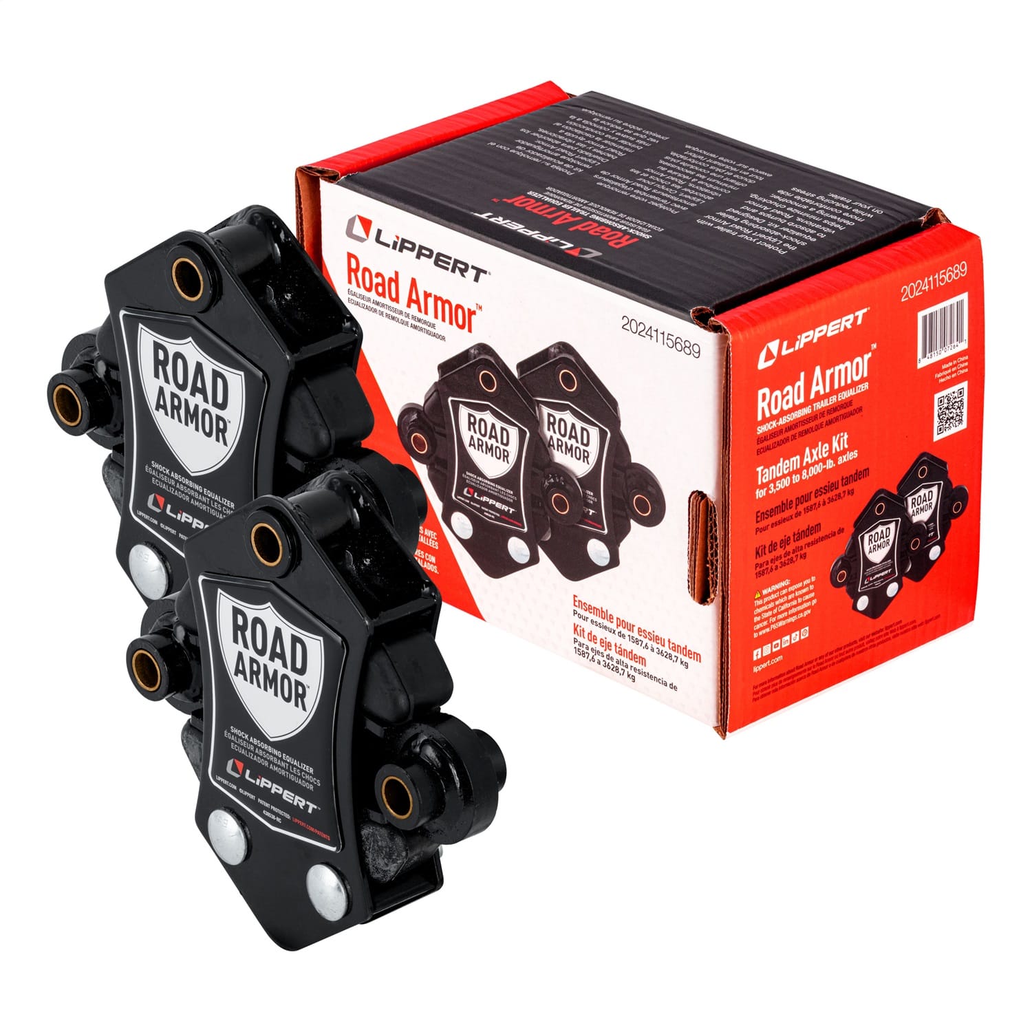 Road Armor Shock-Absorbing Trailer Equalizer Tandem Axle Kit; 3;500-8;000-lb. thumbnail 2