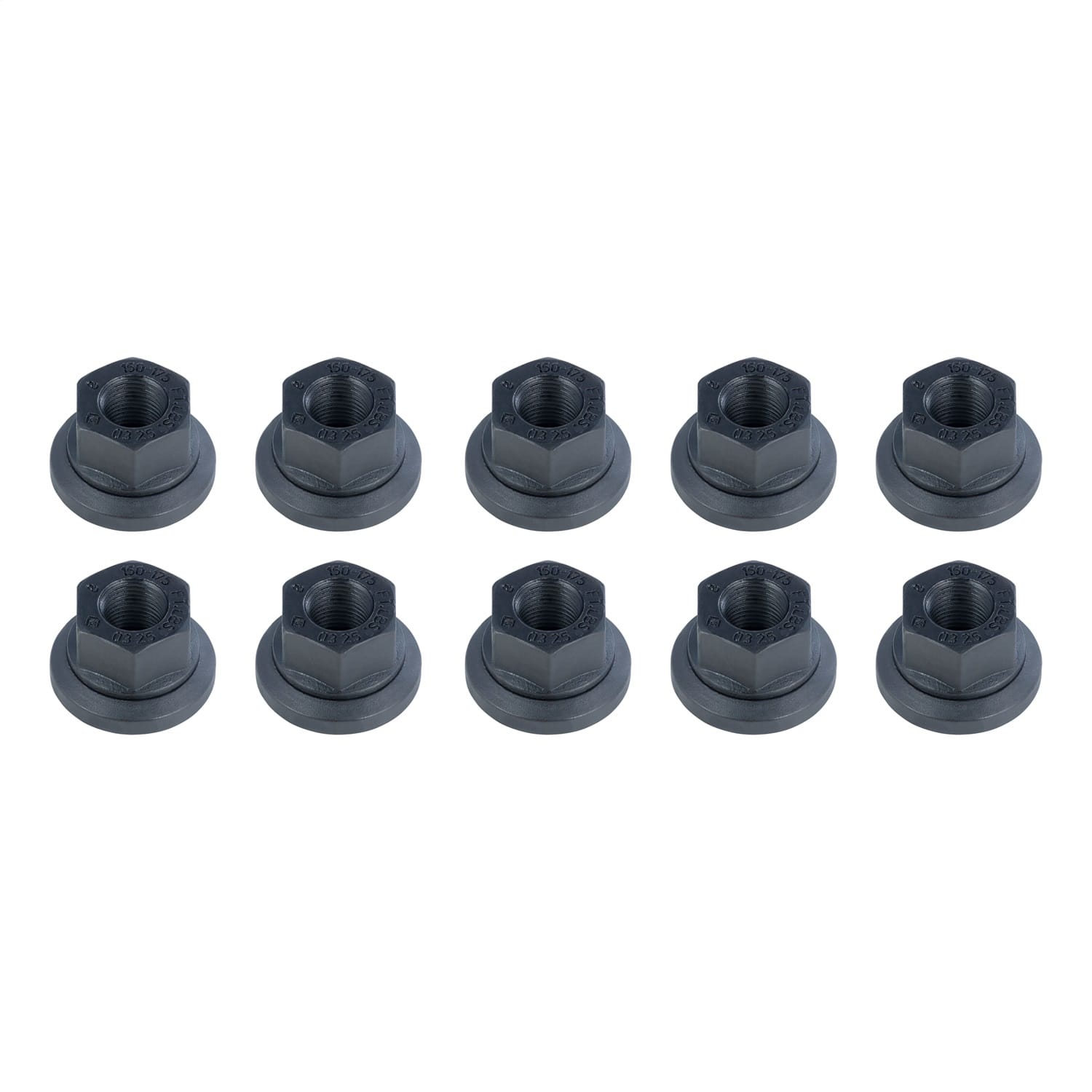Trailer Axle Swiveling Flange Lug Nut; 5/8in.-18 Thread Size; 10 Pack