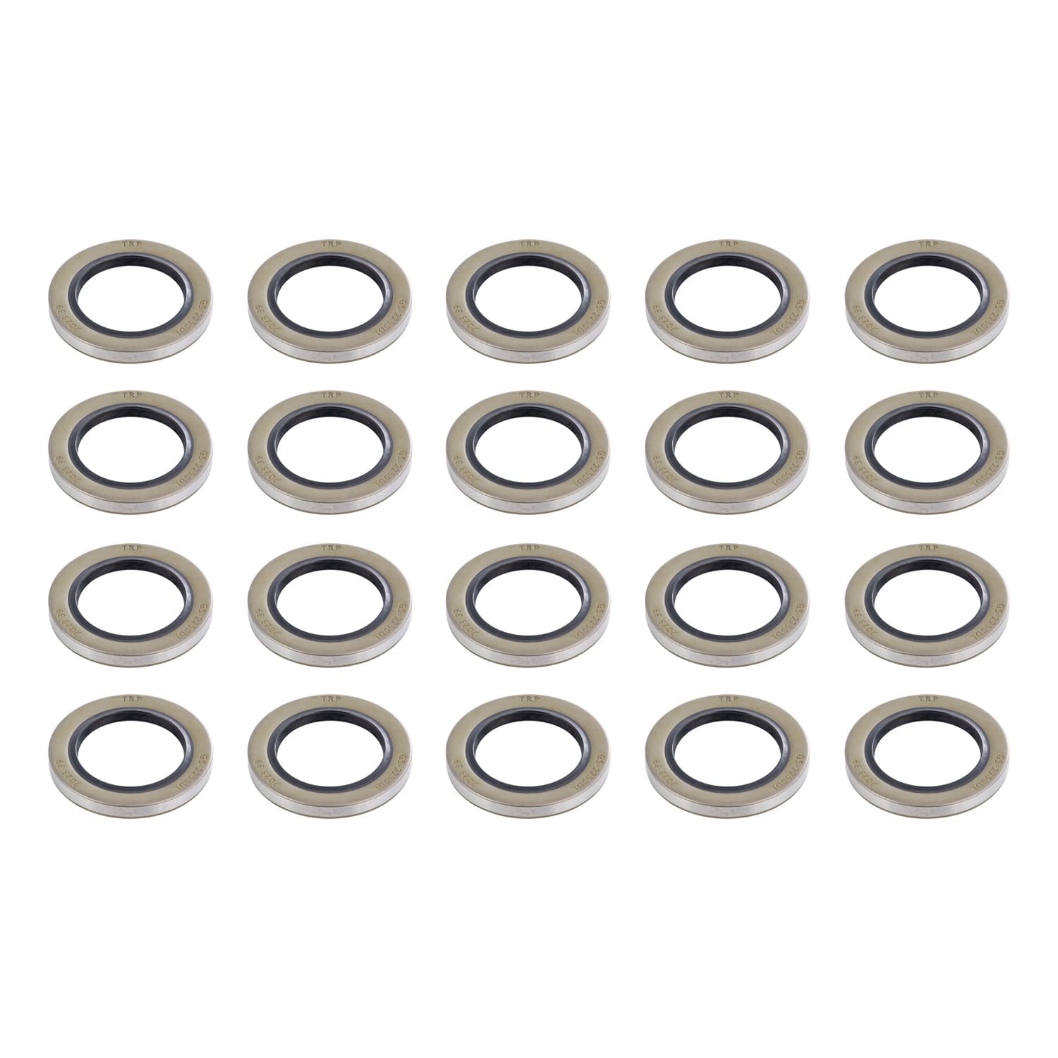 Double Lip Grease Seal; 5;200-8;000-lb. Axle; 2.25in. Spindle Shaft Diam.; 20 Pa