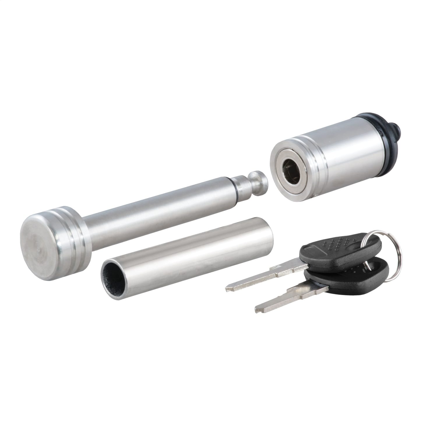 1/2in. Hitch Lock with 5/8in. Adapter (1-1/4in. or 2in. Receiver; Barbell; Stain thumbnail 2