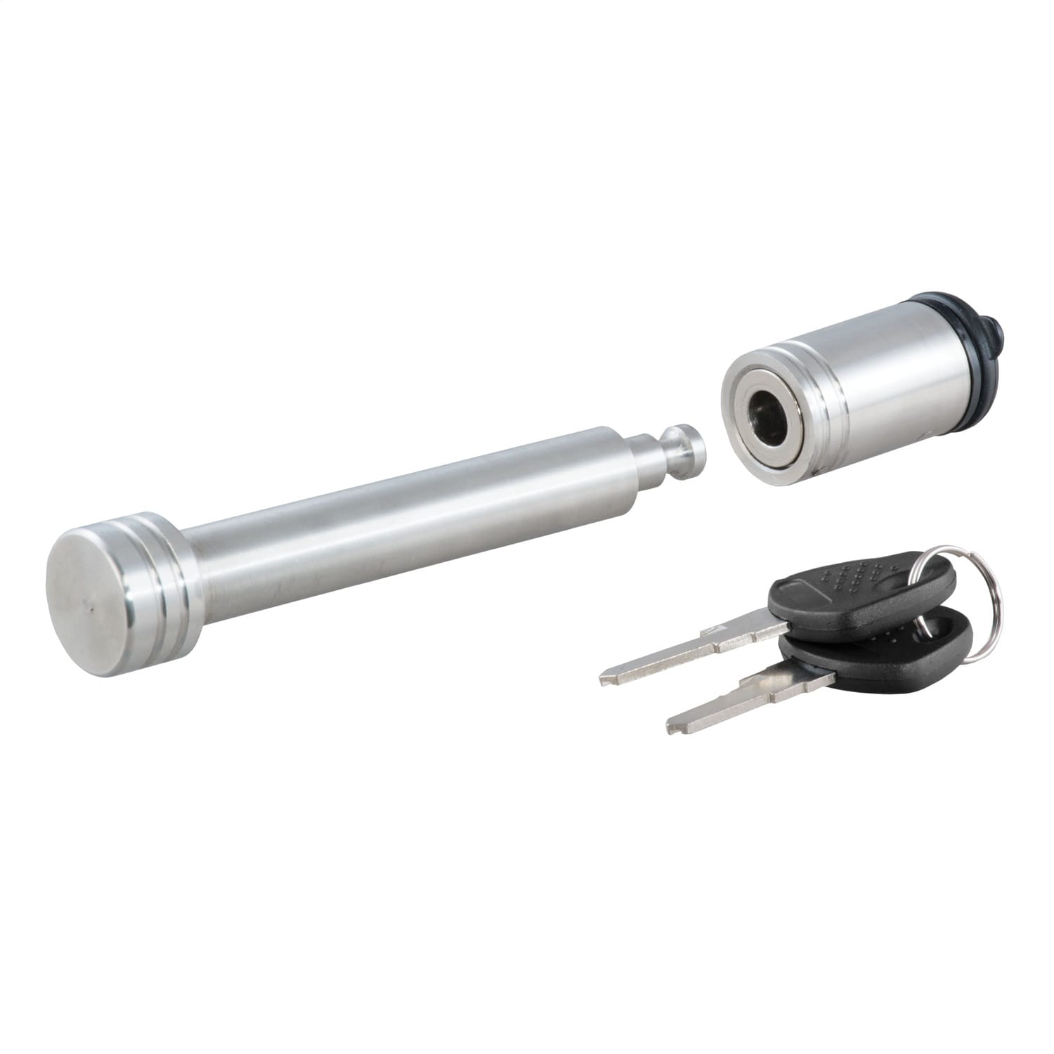 5/8in. Hitch Lock (2in. or 2-1/2in. Receiver; Barbell; Stainless) thumbnail 2