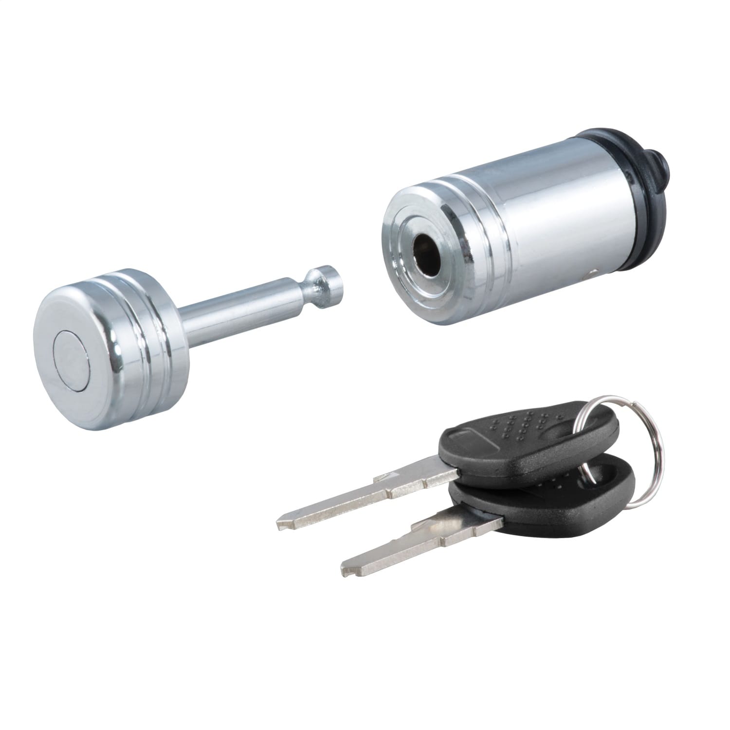 Coupler Lock (1/4in. Pin; 7/8in. Latch Span; Barbell; Chrome) thumbnail 2