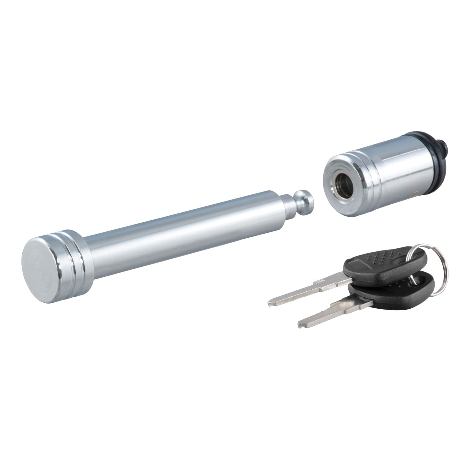 5/8in. Hitch Lock (2in. or 2-1/2in. Receiver; Barbell; Chrome) thumbnail 2