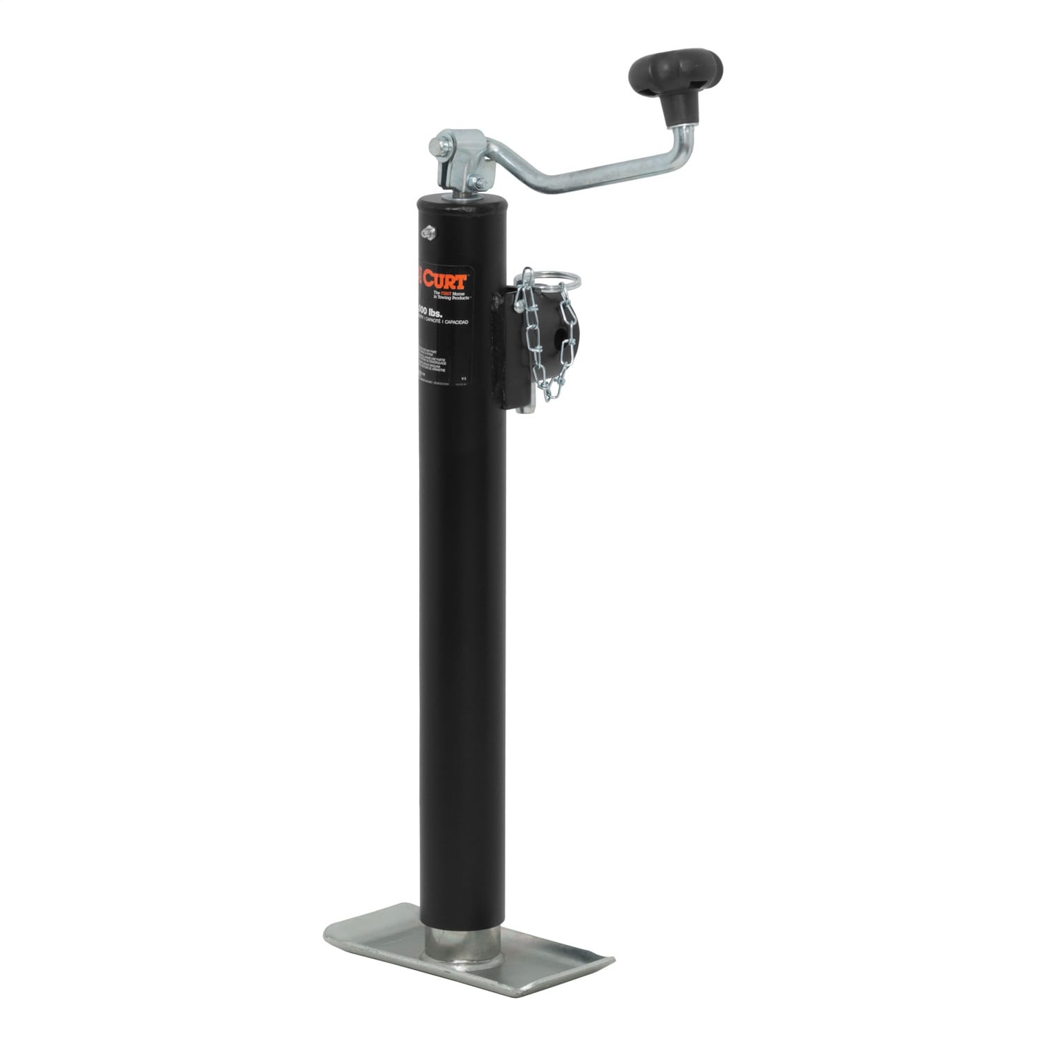 Pipe-Mount Swivel Jack with Top Handle (2;000 lbs; 15in. Travel; Packaged) thumbnail 3