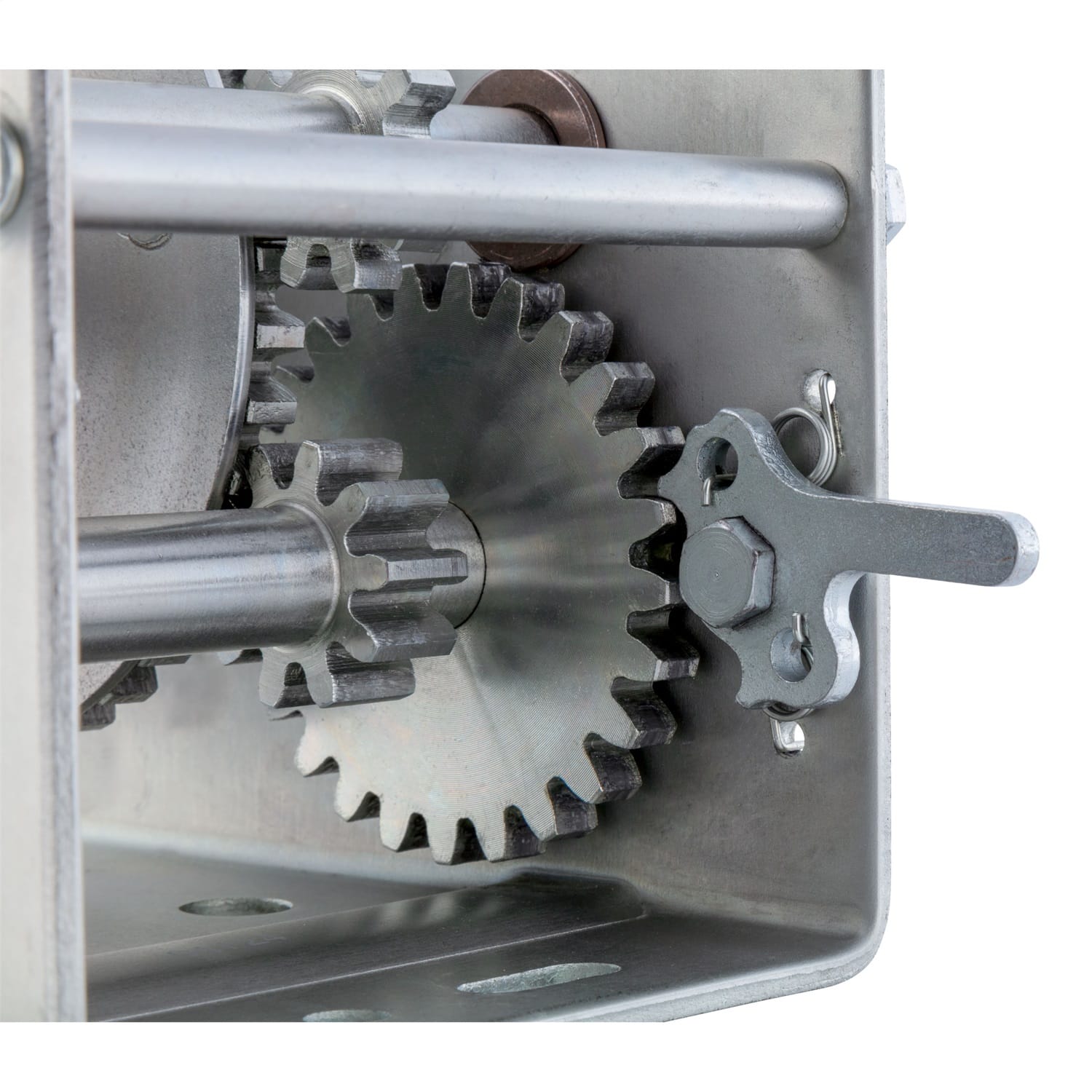 Hand-Crank 2-Speed Win.; 2;000 lbs; 10.25:1 Low Gear Ratio; 10.6in. Handle thumbnail 3