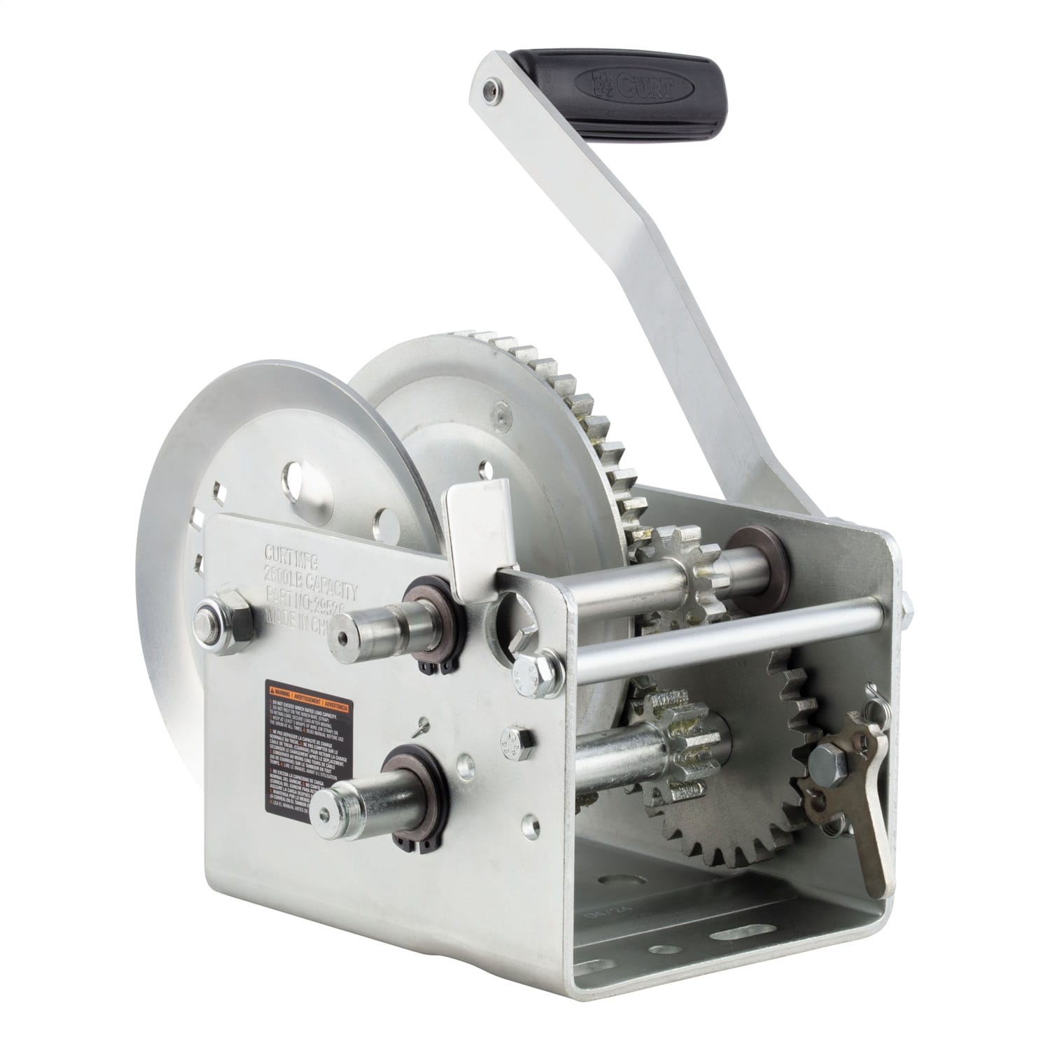 Hand-Crank 2-Speed Win.; 2;600 lbs; 12.7:1 Low Gear Ratio; 10.6in. Handle thumbnail 2