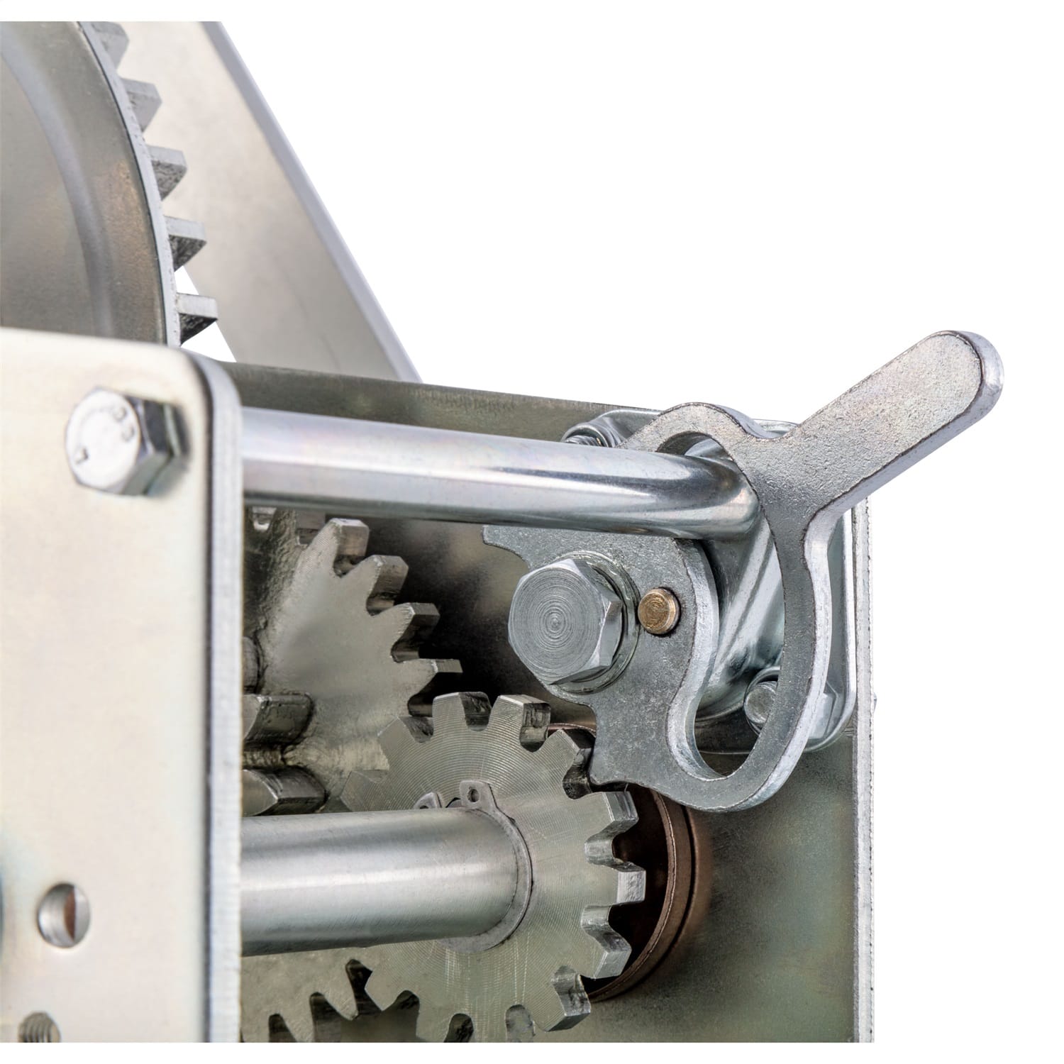 Hand-Crank 2-Speed Win.; 3;200 lbs; 17.5:1 Low Gear Ratio; 9.6in. Handle thumbnail 4