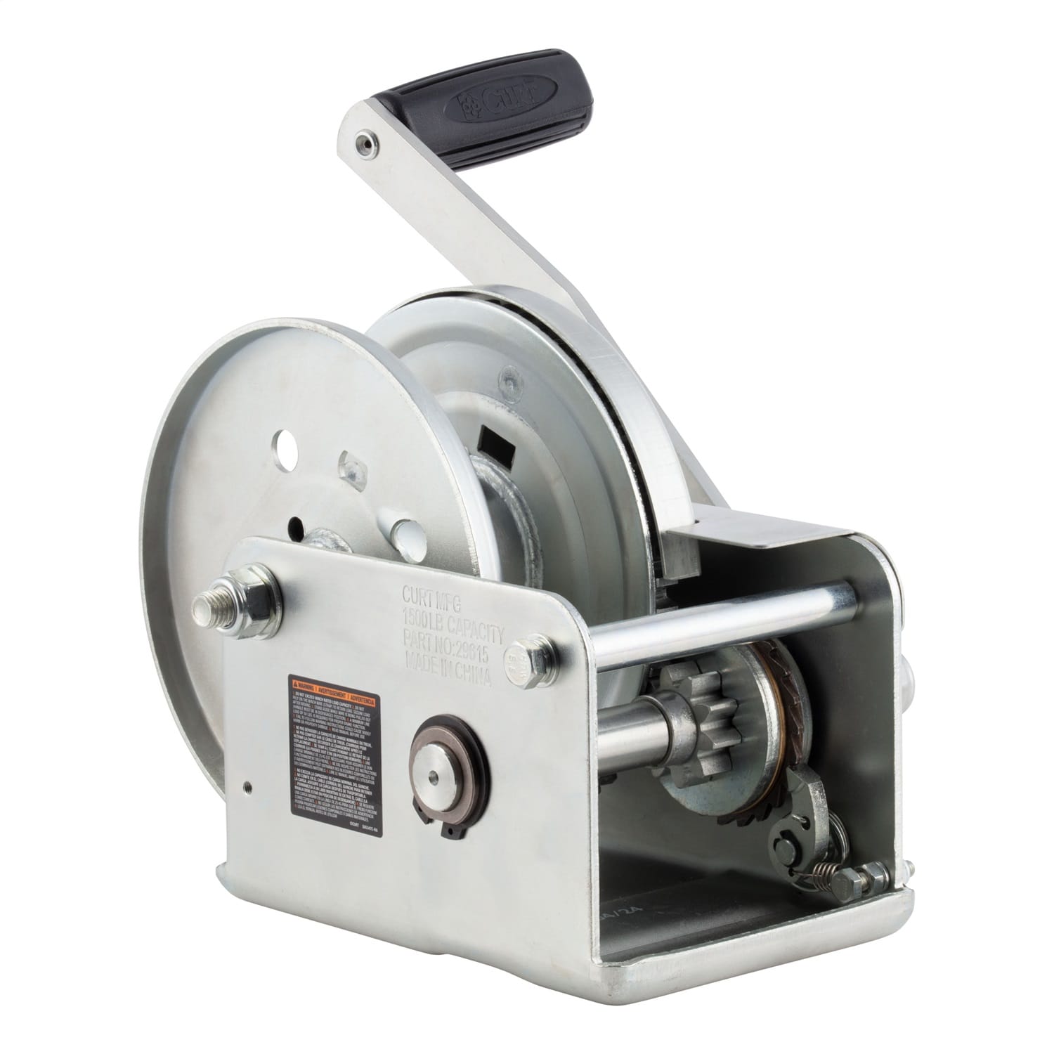 Hand-Crank Brake Win.; 1;500 lbs; 5:1 Gear Ratio; 10.6in. Handle thumbnail 2