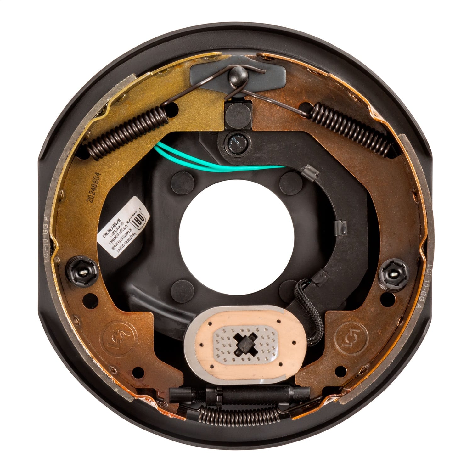 Electric Trailer Brake Assembly; 10in. x 2-1/4in.; 4 Bolt; 3;500-lb. Axles; Righ thumbnail 2