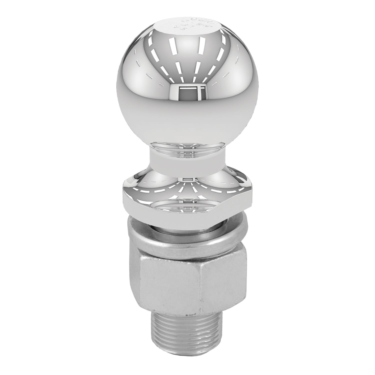 2-5/16in. Trailer Ball (1-1/4in. x 2-5/8in. Shank; 10;000 lbs.; Chrome) thumbnail 2