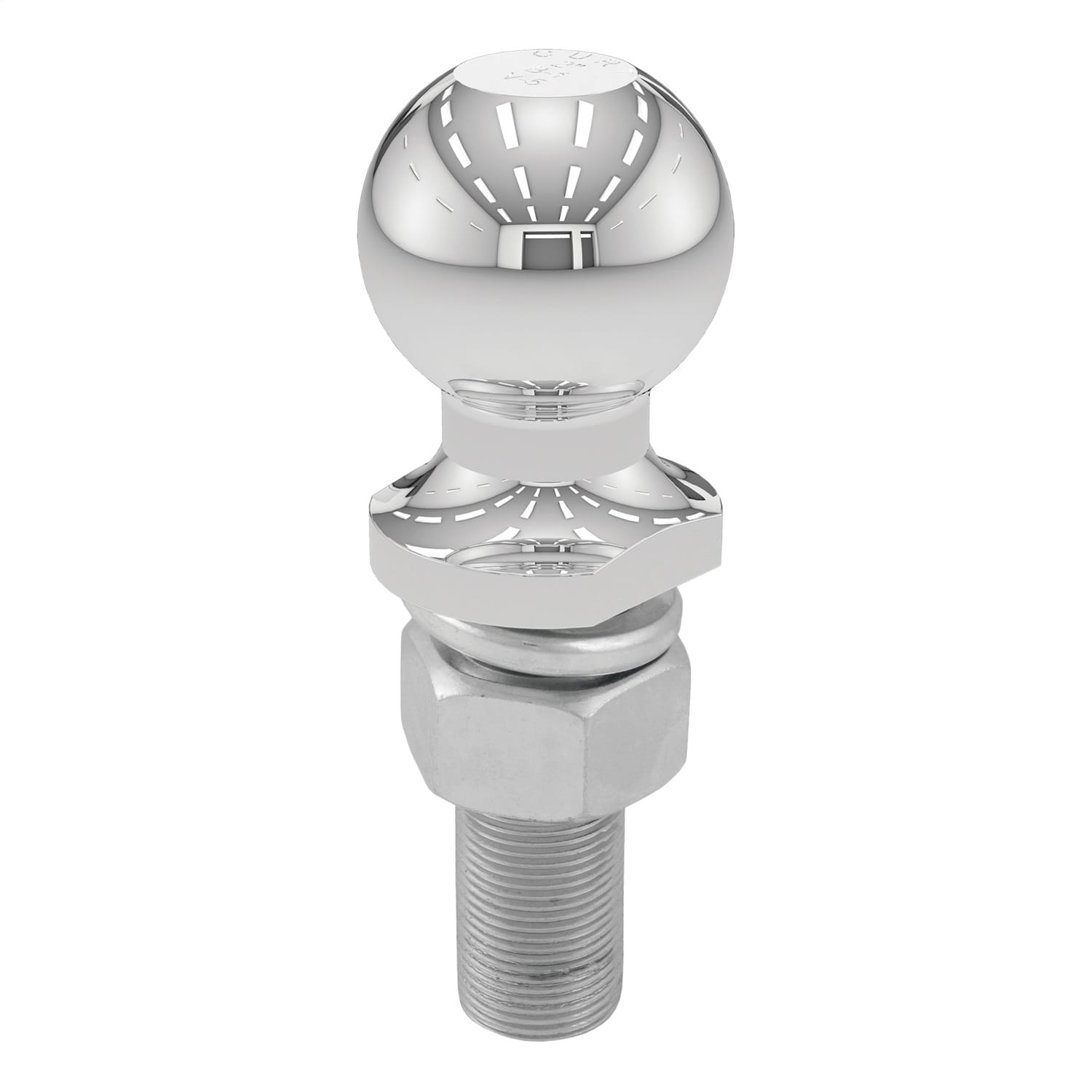 2in. Trailer Ball (1in. x 3in. Shank; 6;000 lbs.; Chrome) thumbnail 2