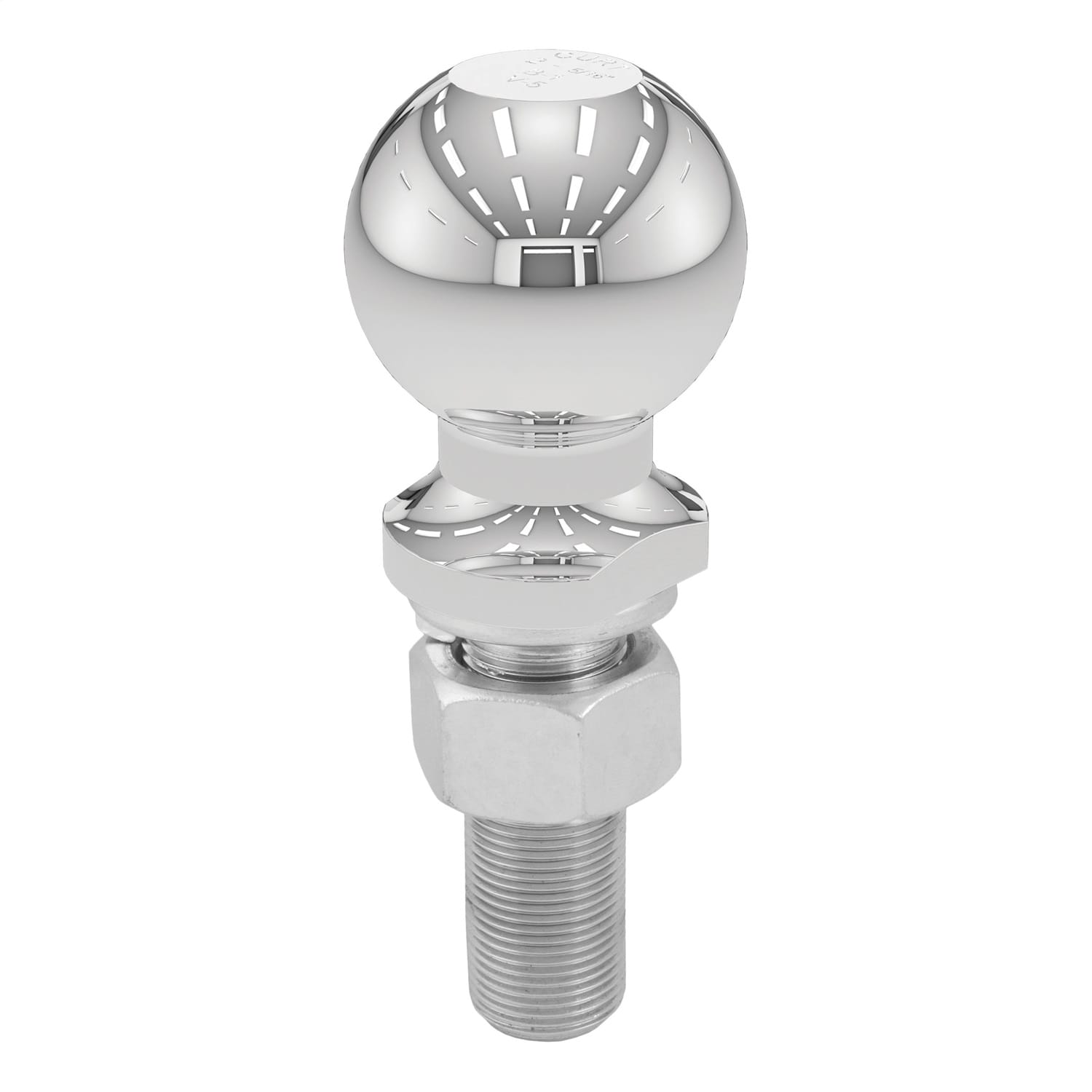 2-5/16in. Trailer Ball (1in. x 3in. Shank; 6;000 lbs.; Chrome) thumbnail 2