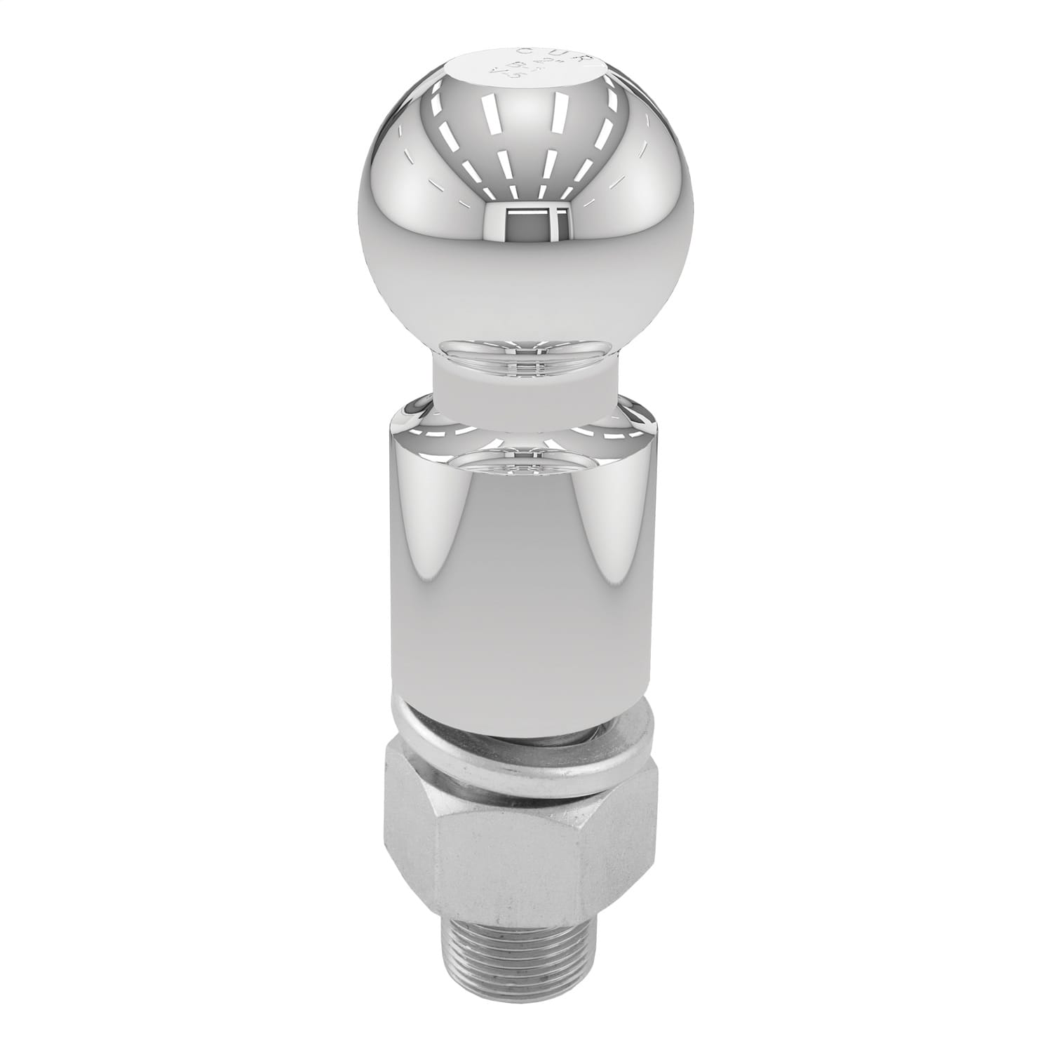 2-5/16in. Trailer Ball (1-1/4in. x 2-5/8in. Shank; 2in. Rise; 10;000 lbs.; Chrom thumbnail 2