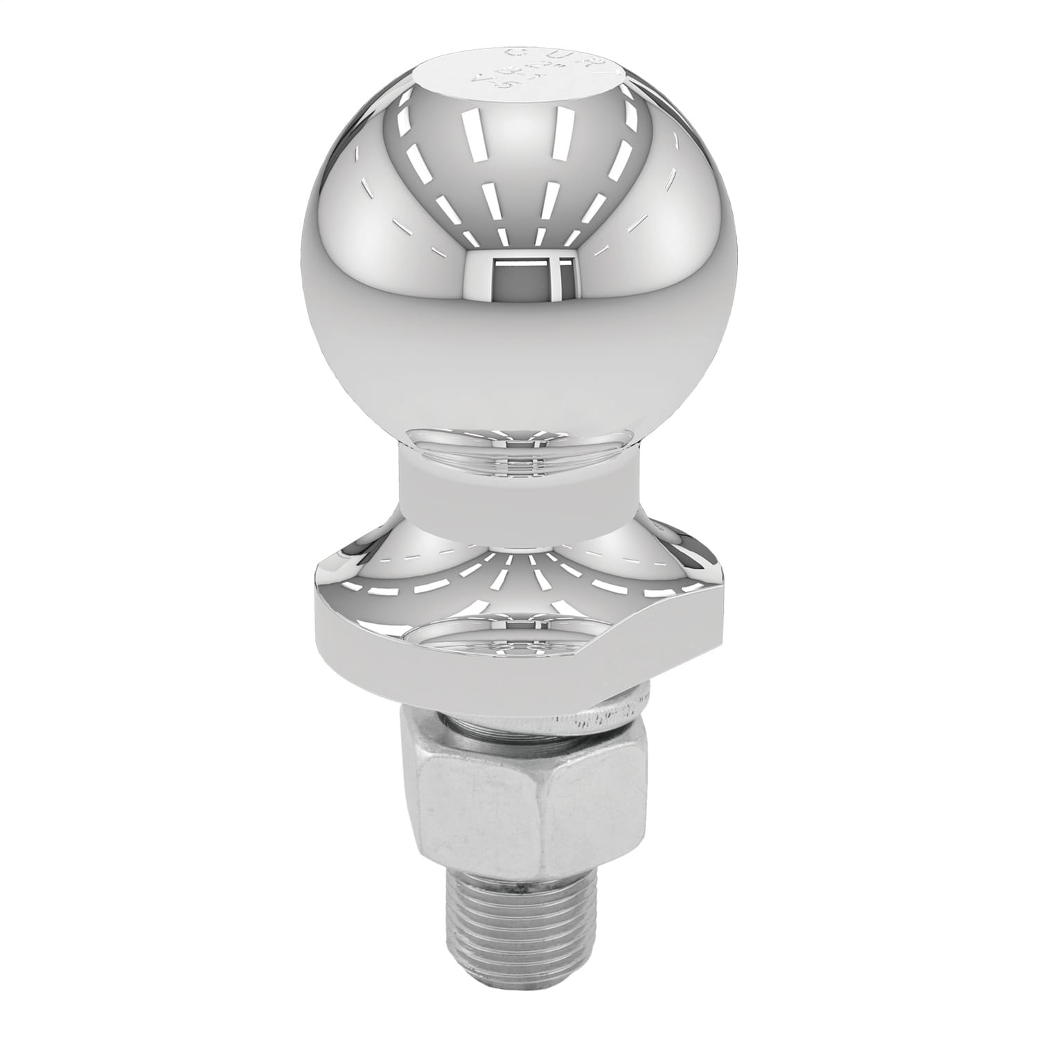 2in. Trailer Ball (3/4in. x 1-3/4in. Shank; 3;500 lbs.; Chrome; Packaged) thumbnail 4