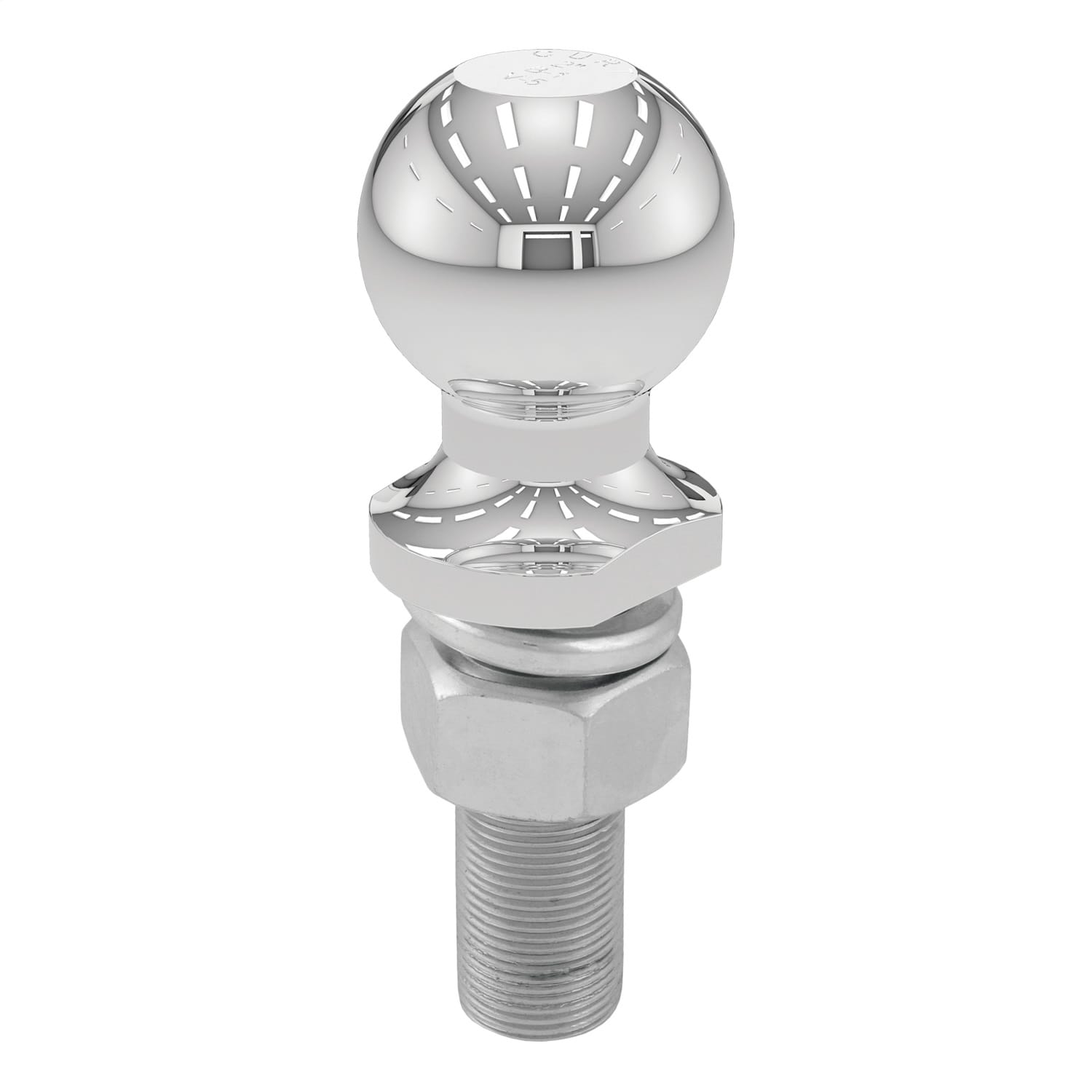 2in. Trailer Ball (1in. x 3in. Shank; 6;000 lbs.; Chrome; Packaged) thumbnail 4